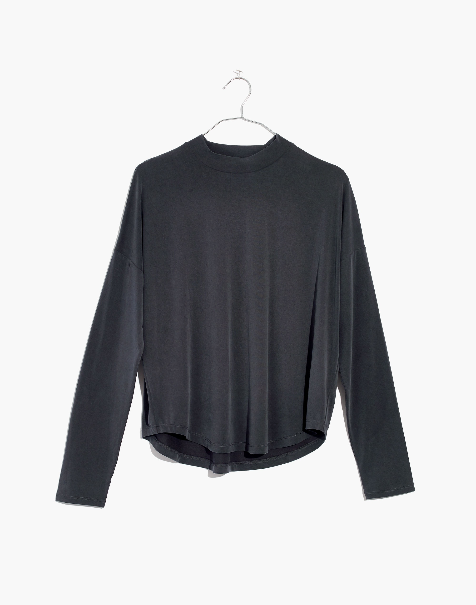Sandwashed Mockneck Top