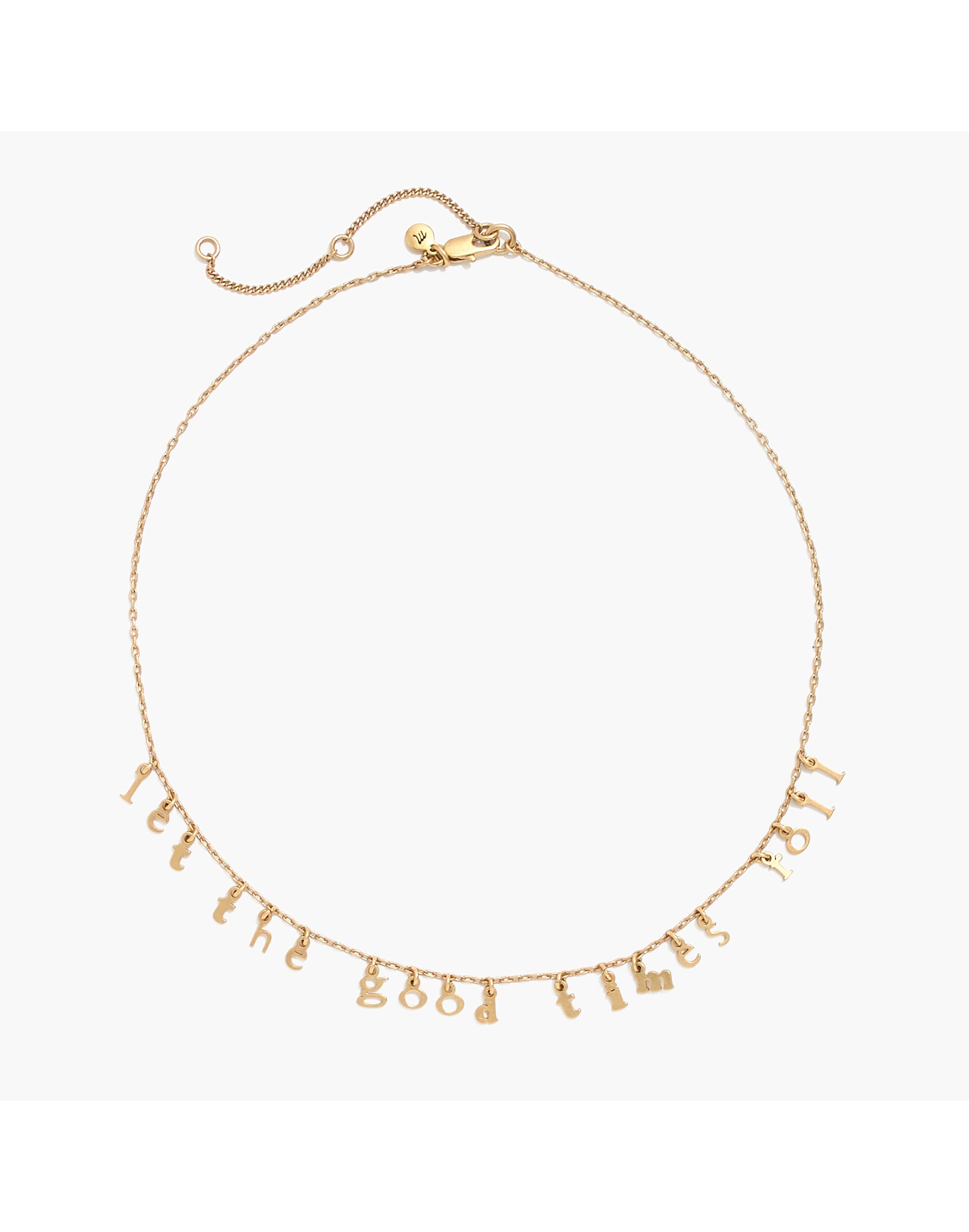 Let the Good Times Roll Charm Necklace