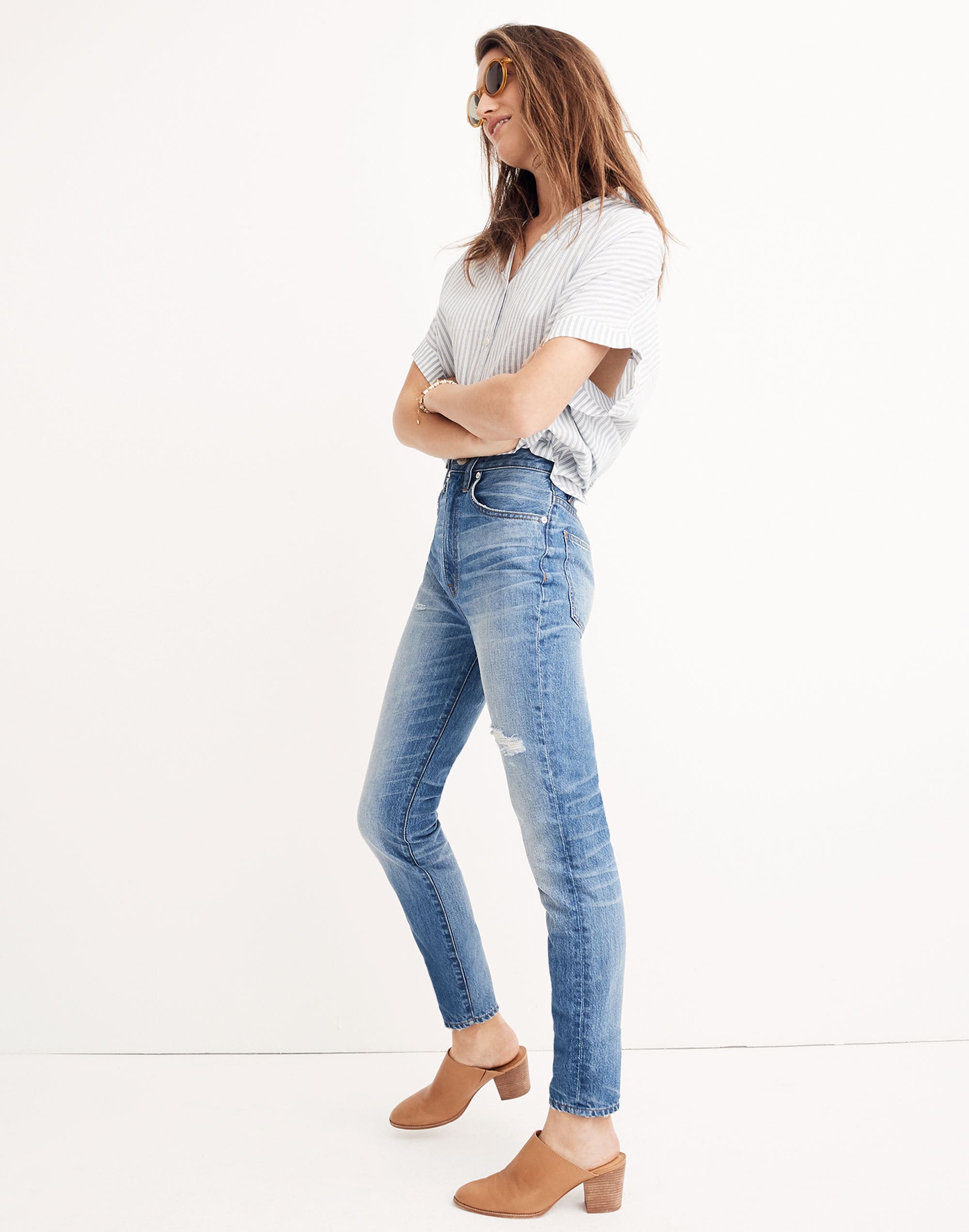 Rigid High-Rise Skinny Jeans