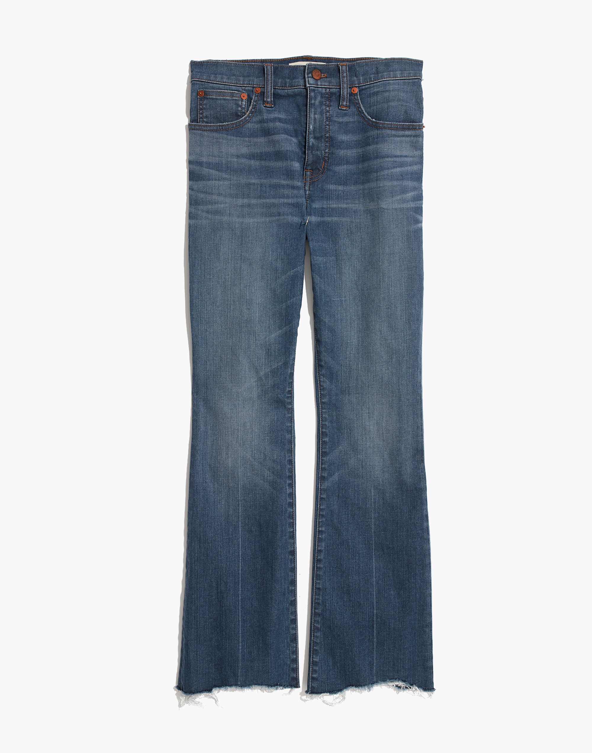 Petite Cali Demi-Boot Jeans: Destructed-Hem Edition