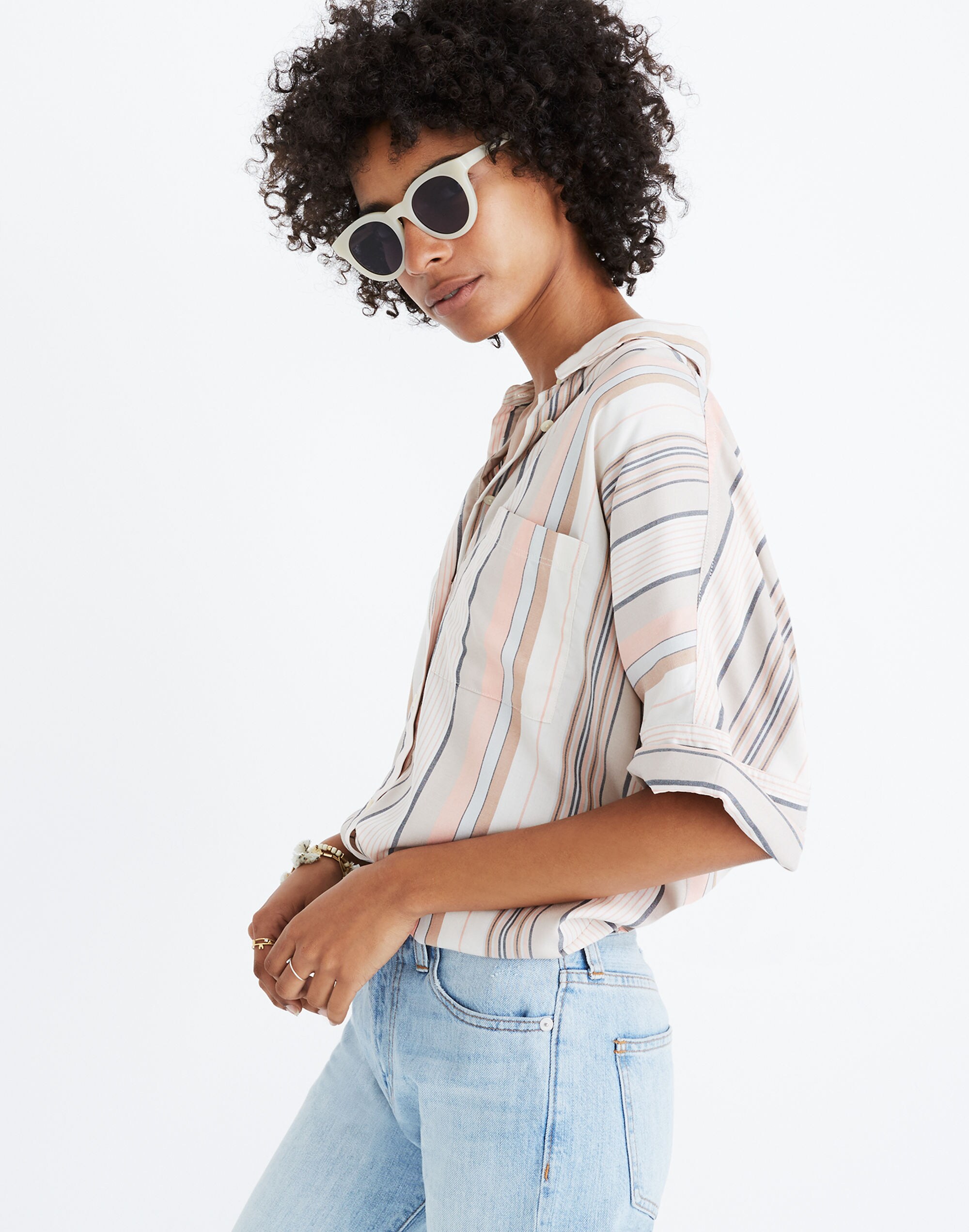 Courier Shirt in Aldwin Stripe