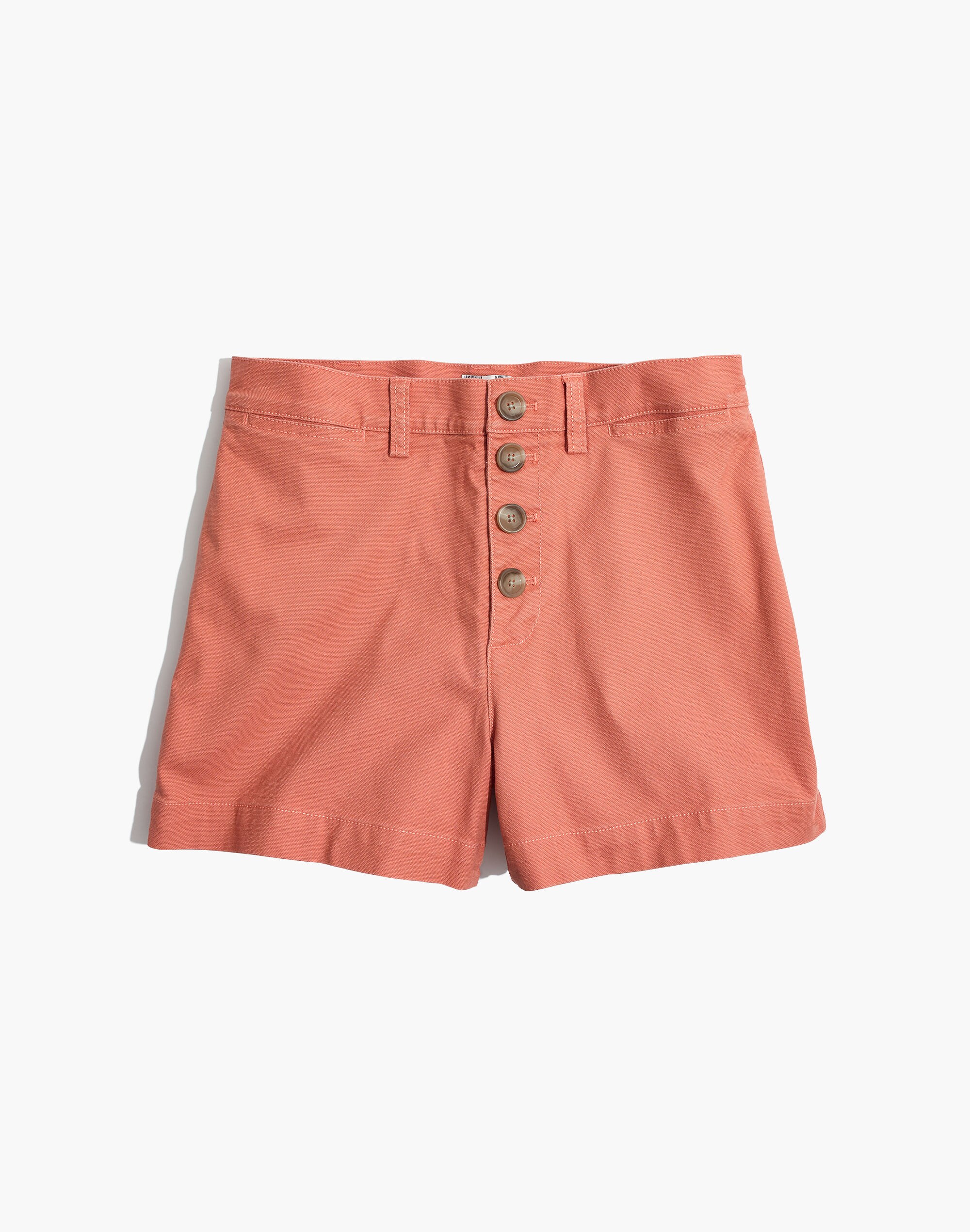 Emmett Button-Front Shorts