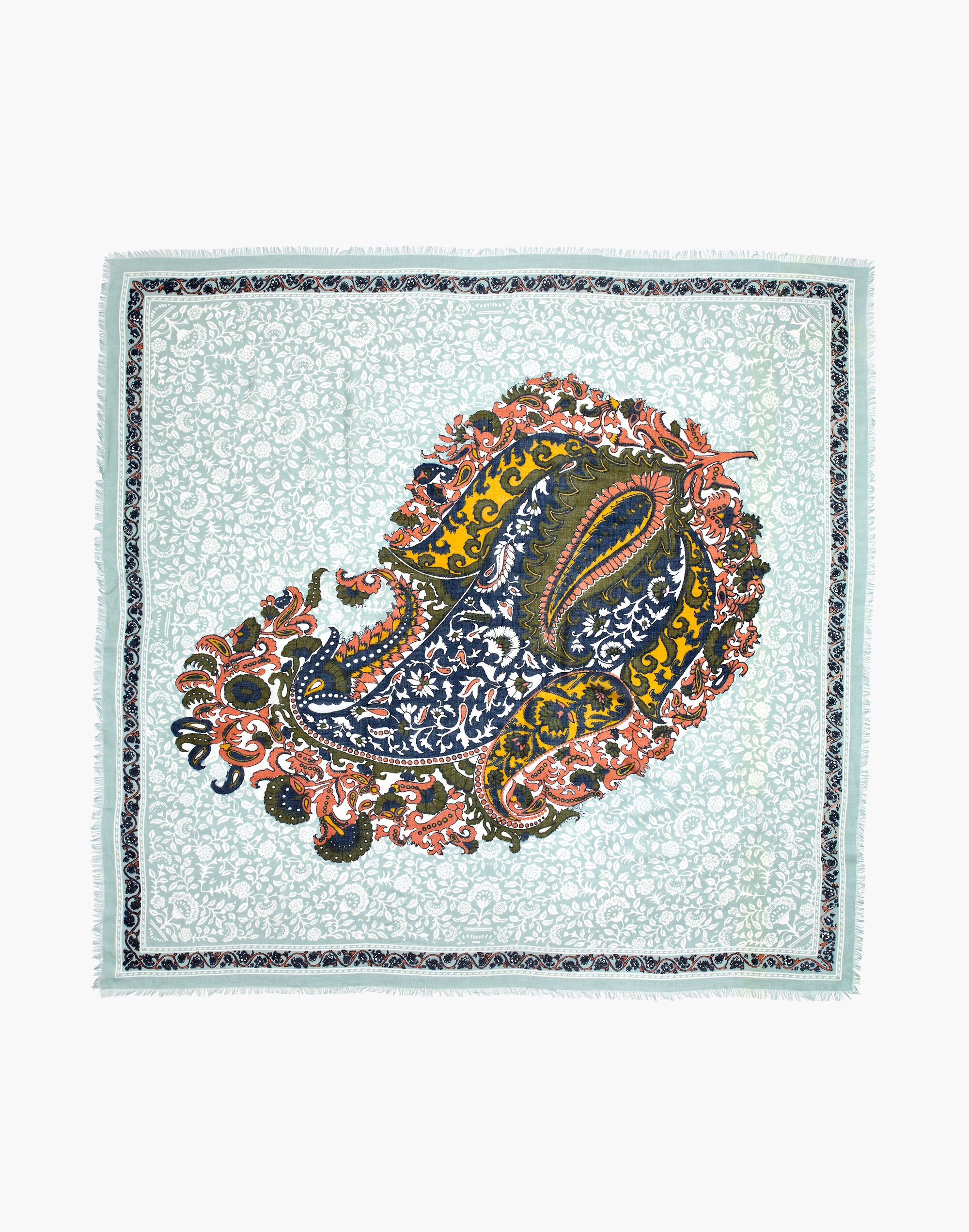 Paisley Square Scarf