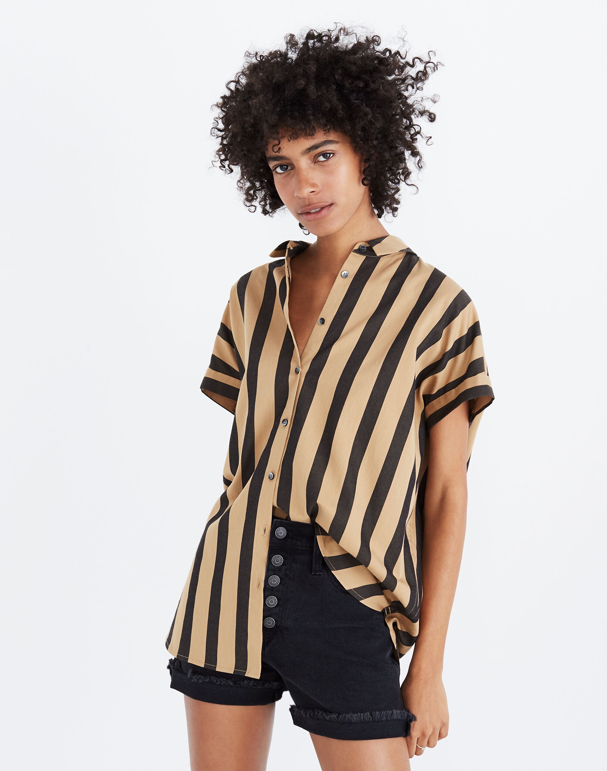Central Shirt in Edna Stripe