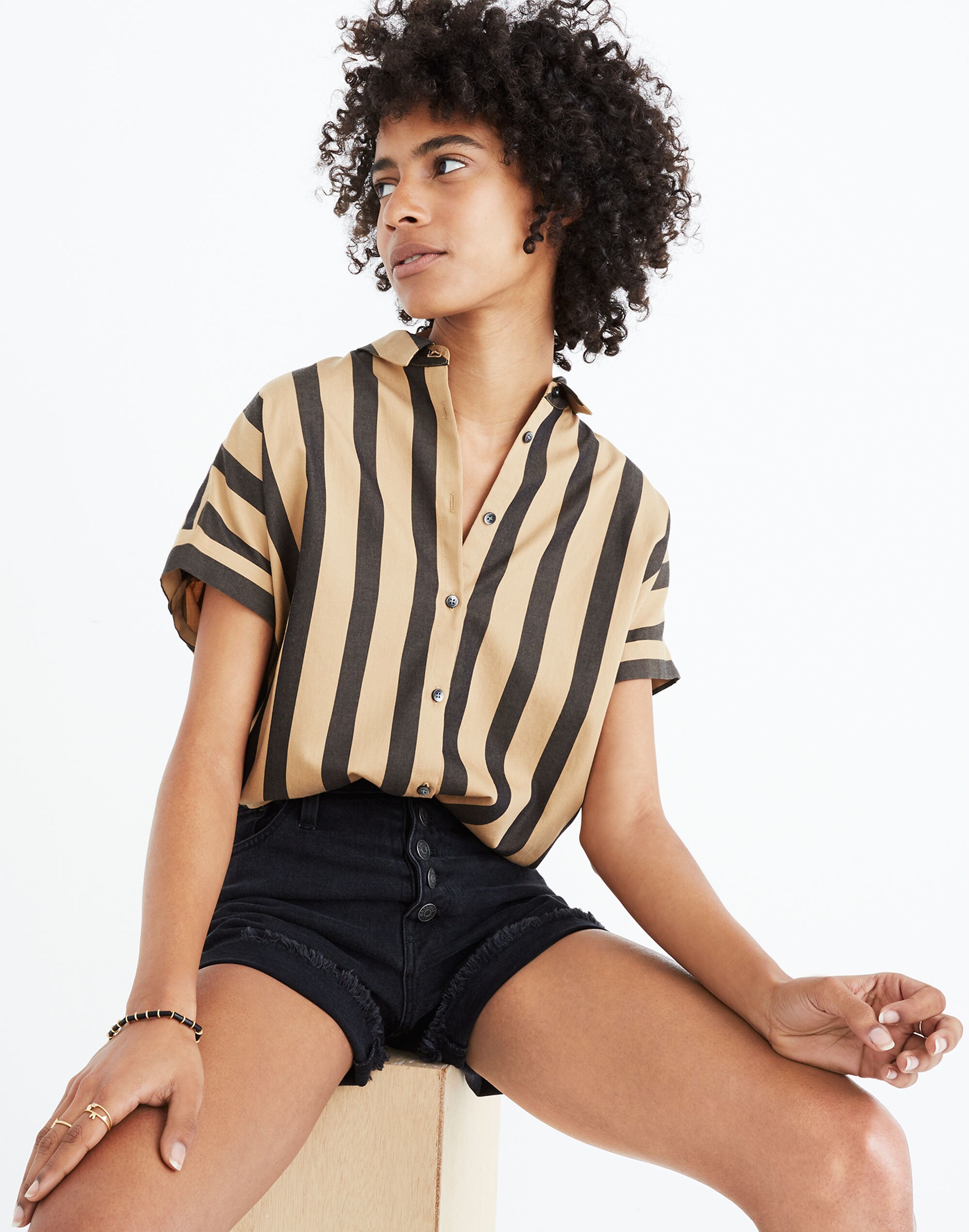 Central Shirt in Edna Stripe