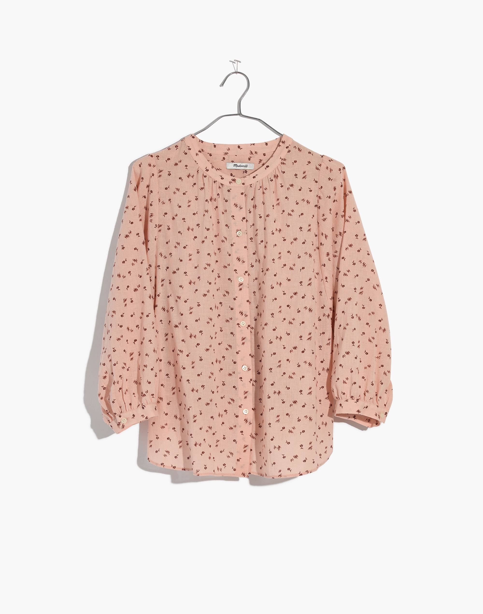 Peasant Top in Delicate Floral
