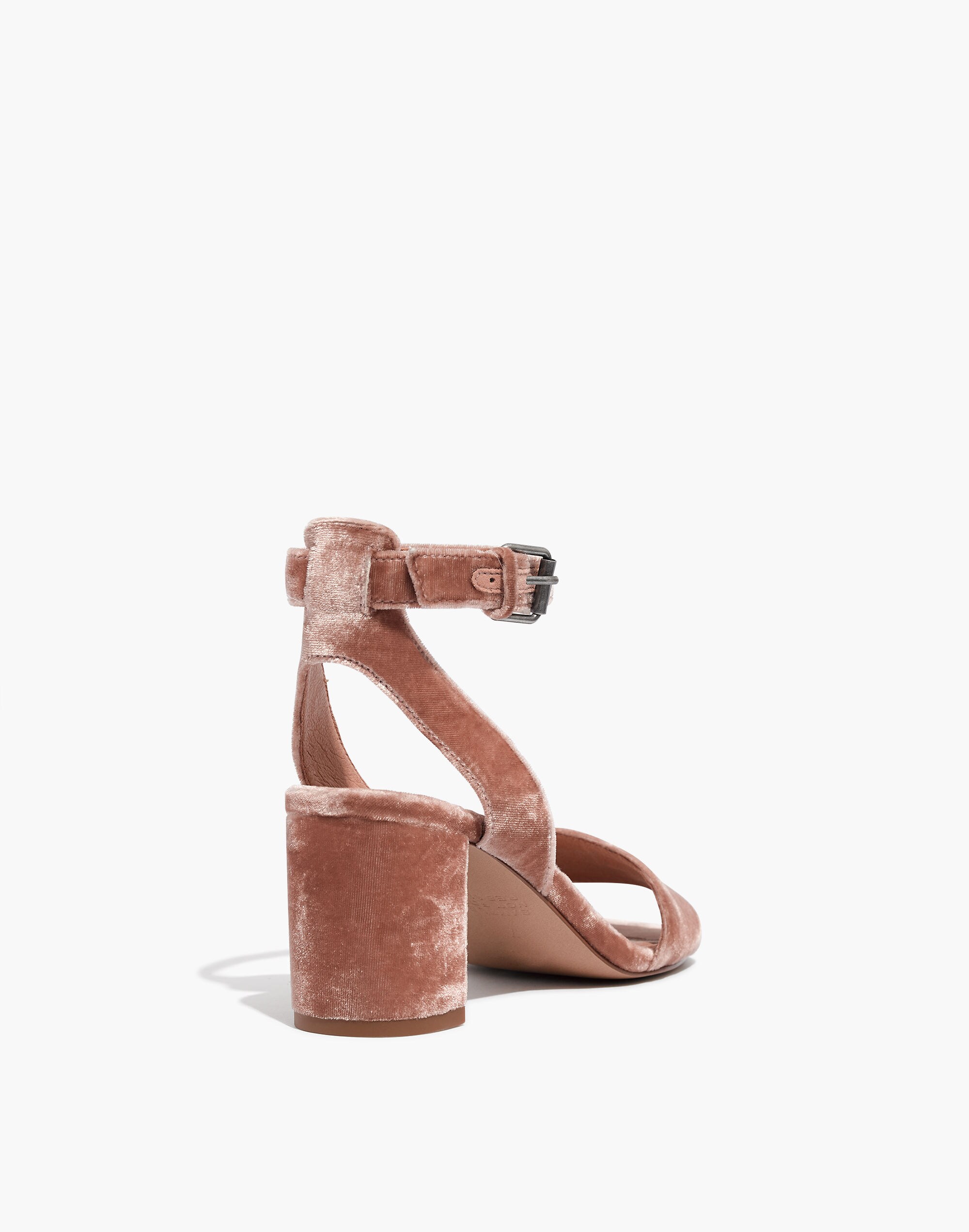 The Claudia Sandal in Velvet