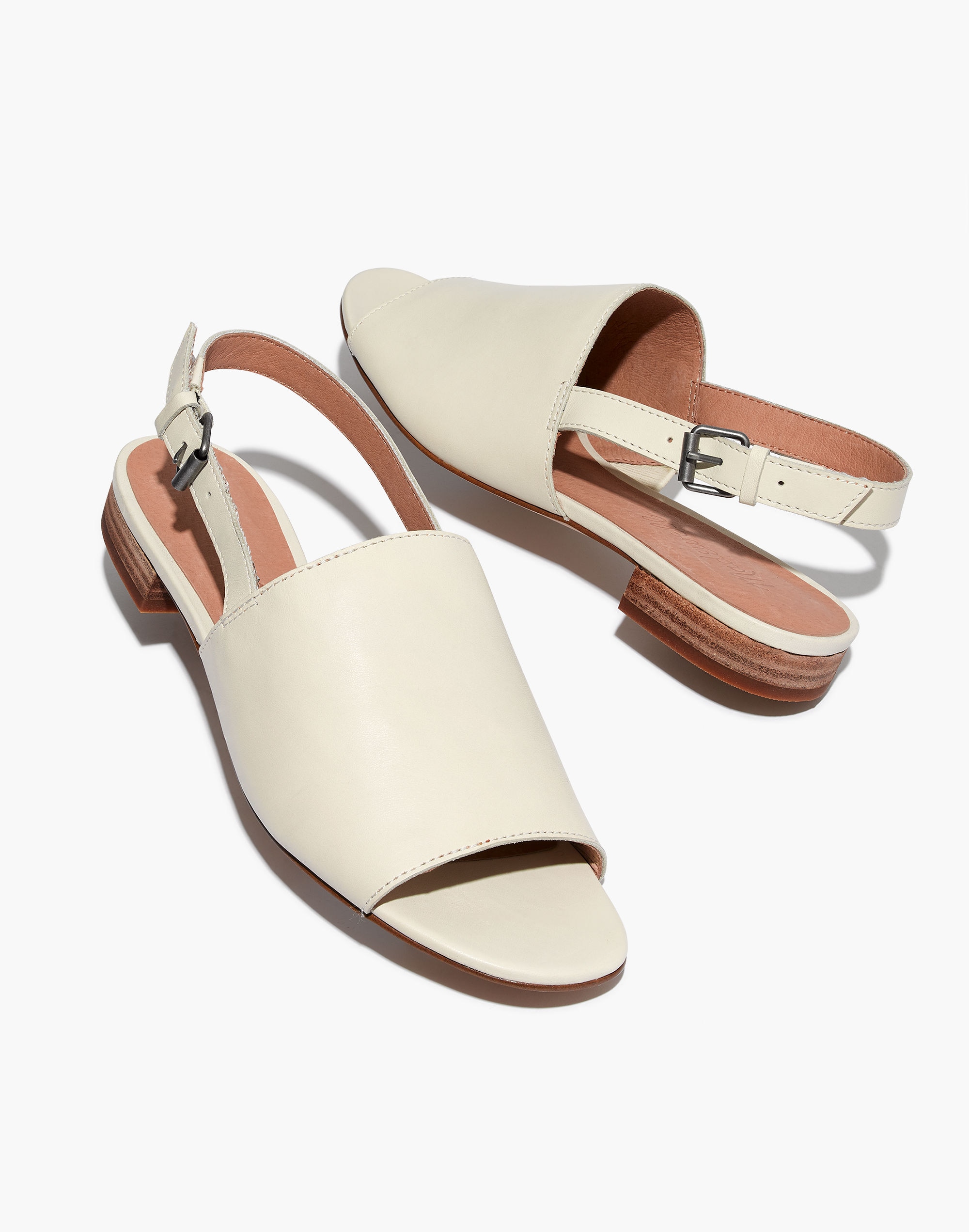 The Noelle Slingback Sandal in Leather