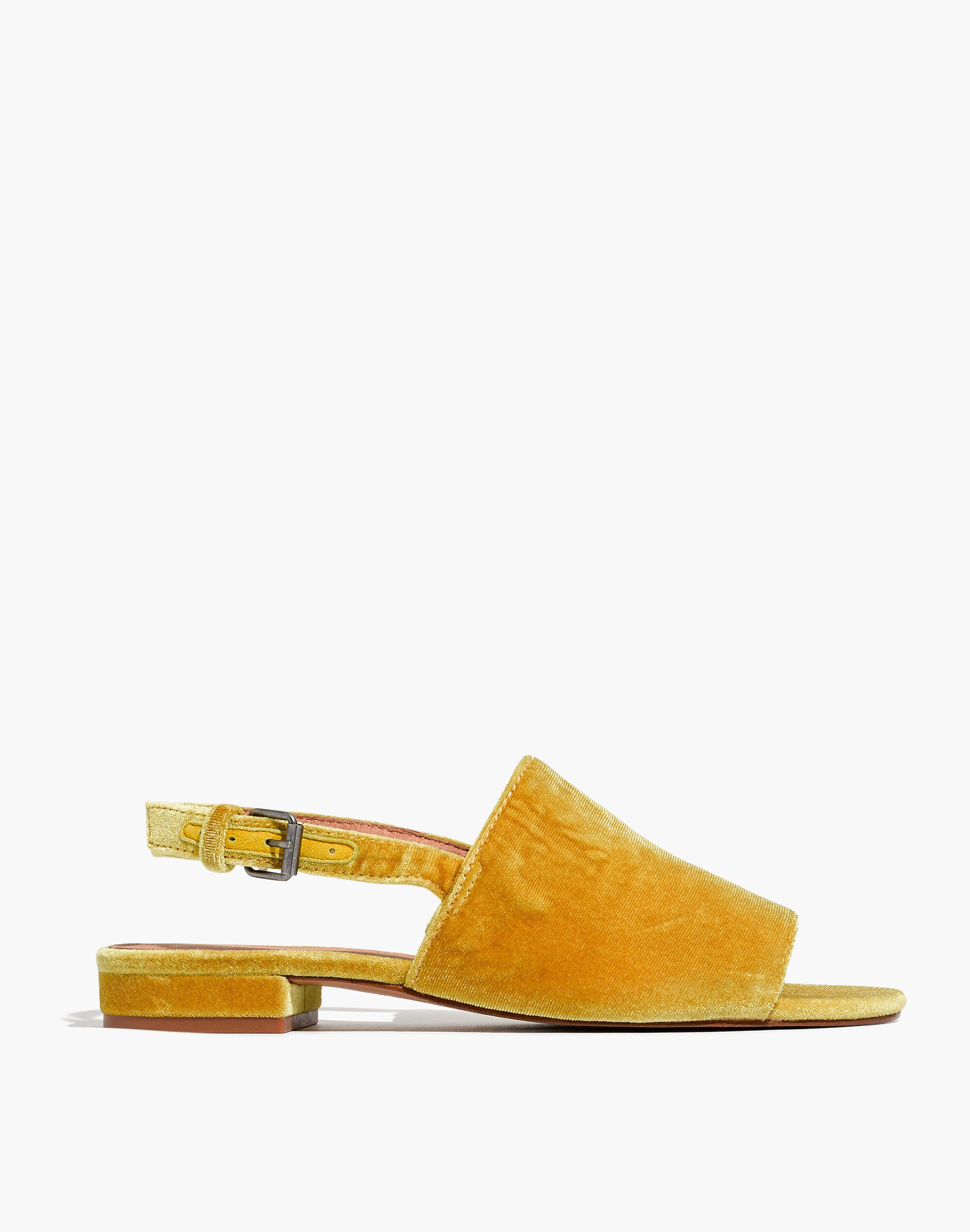 The Noelle Slingback Sandal in Velvet