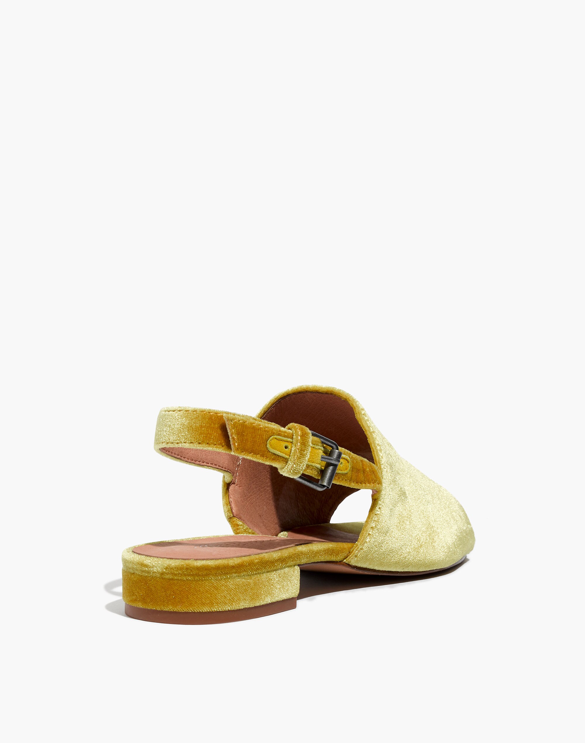 The Noelle Slingback Sandal in Velvet