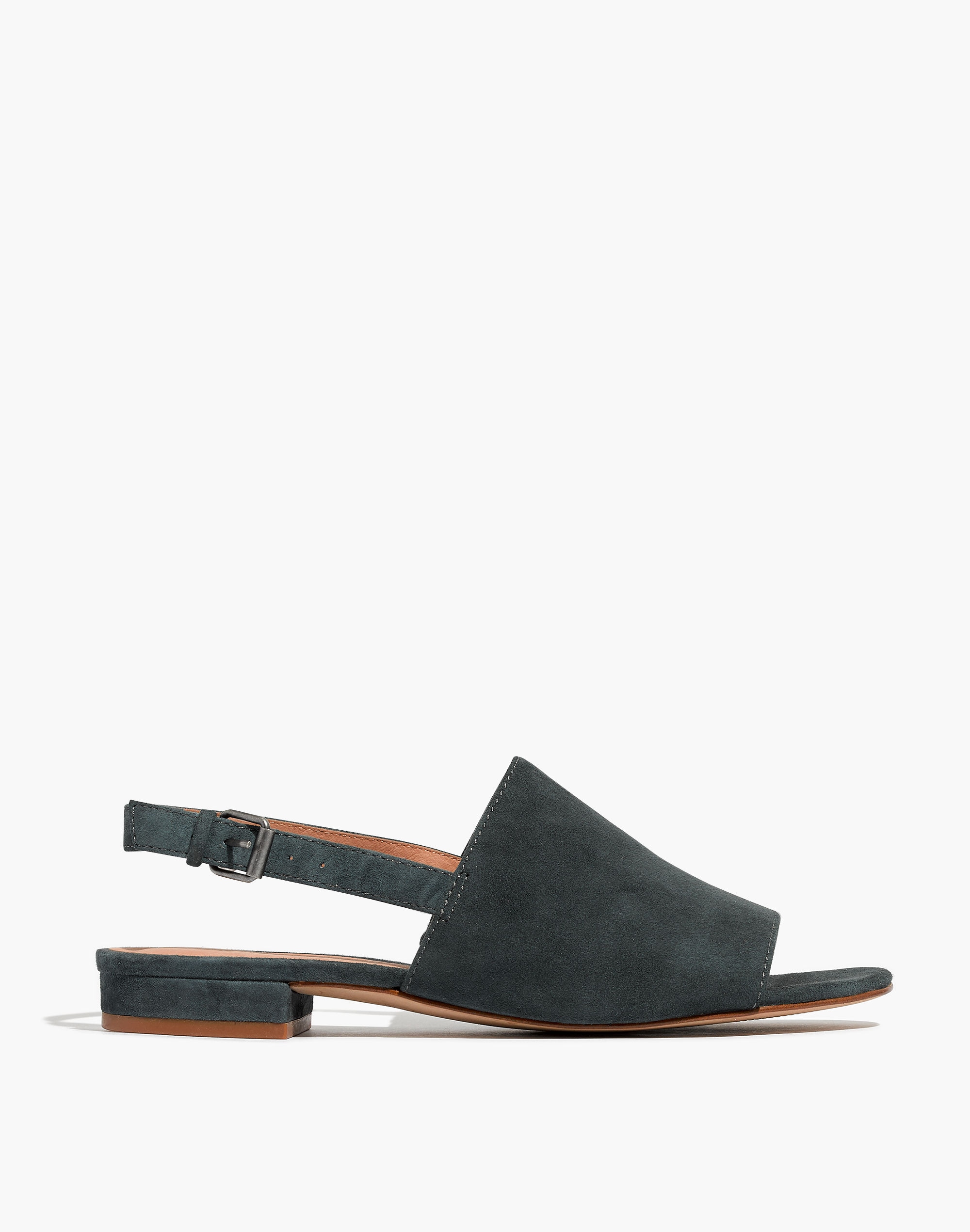 The Noelle Slingback Sandal in Suede