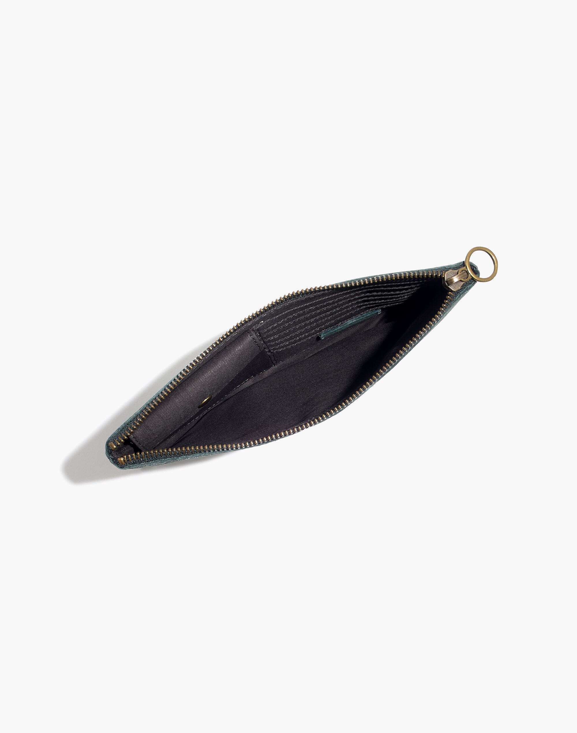 The Leather Pouch Clutch in Nubuck Leather