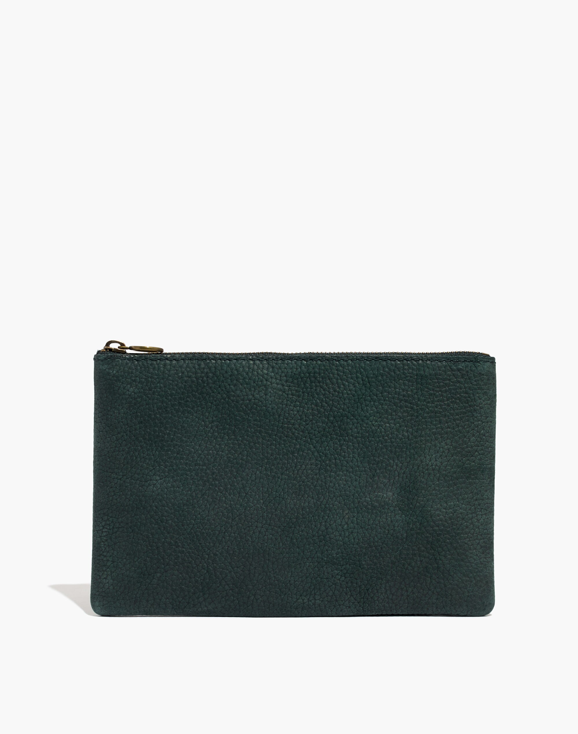 The Leather Pouch Clutch in Nubuck Leather