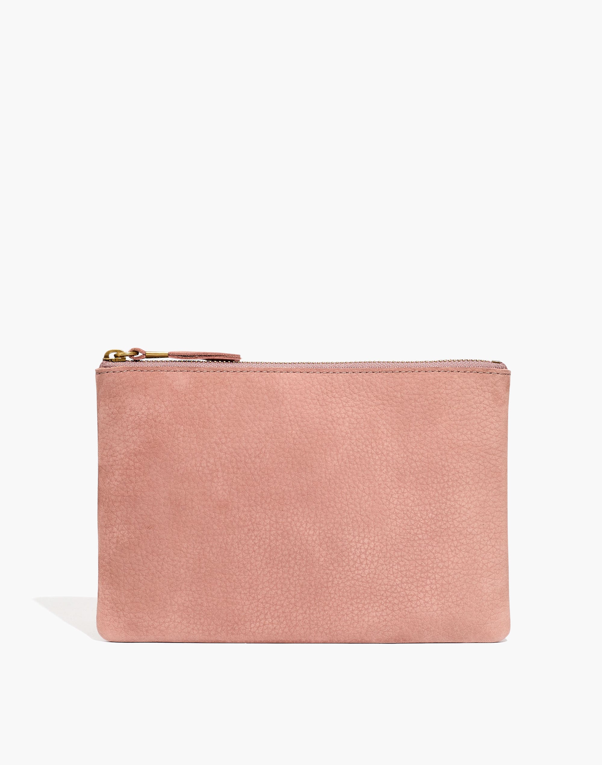 The Leather Pouch Clutch in Nubuck Leather
