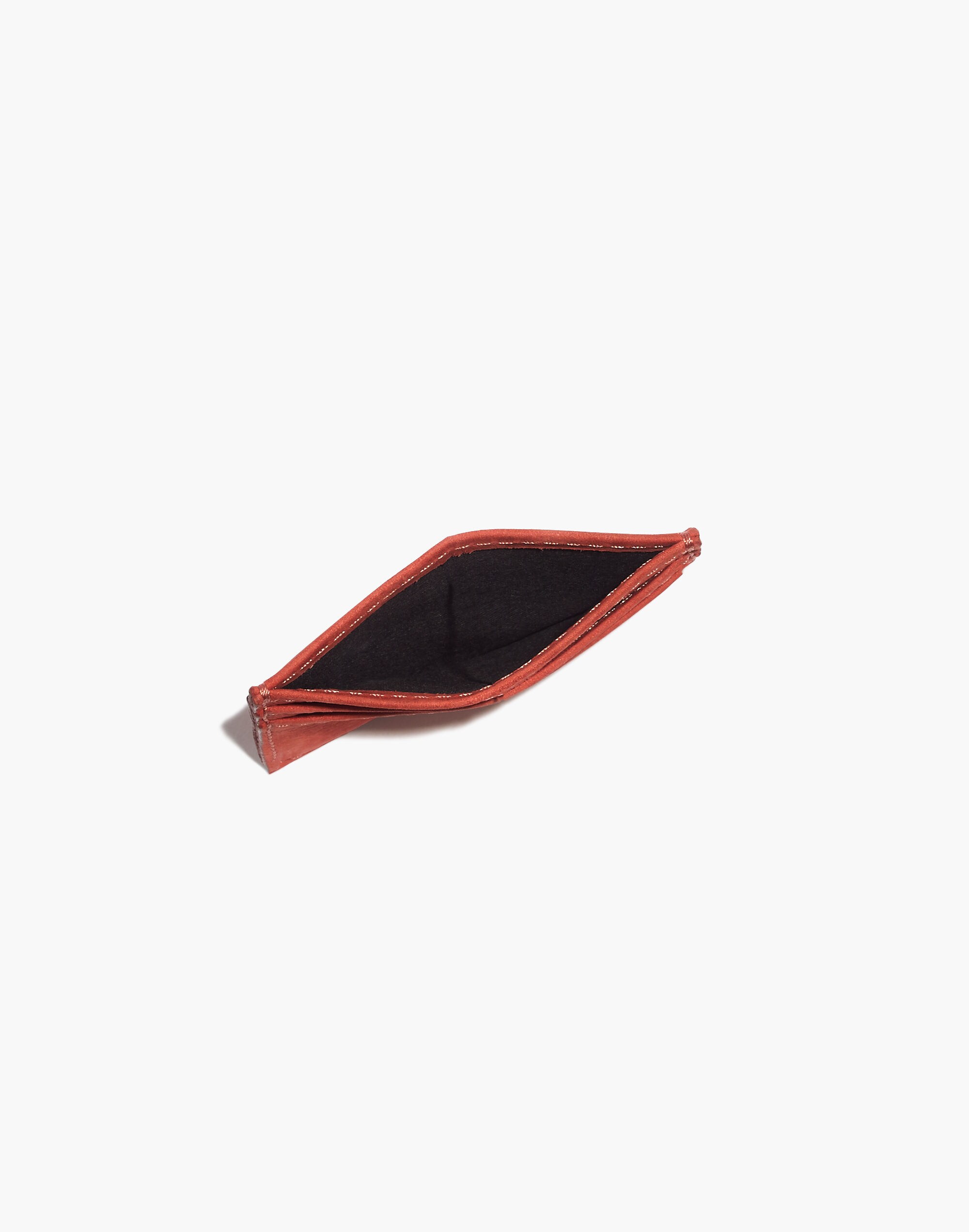 The Leather Card Case in Nubuck Leather