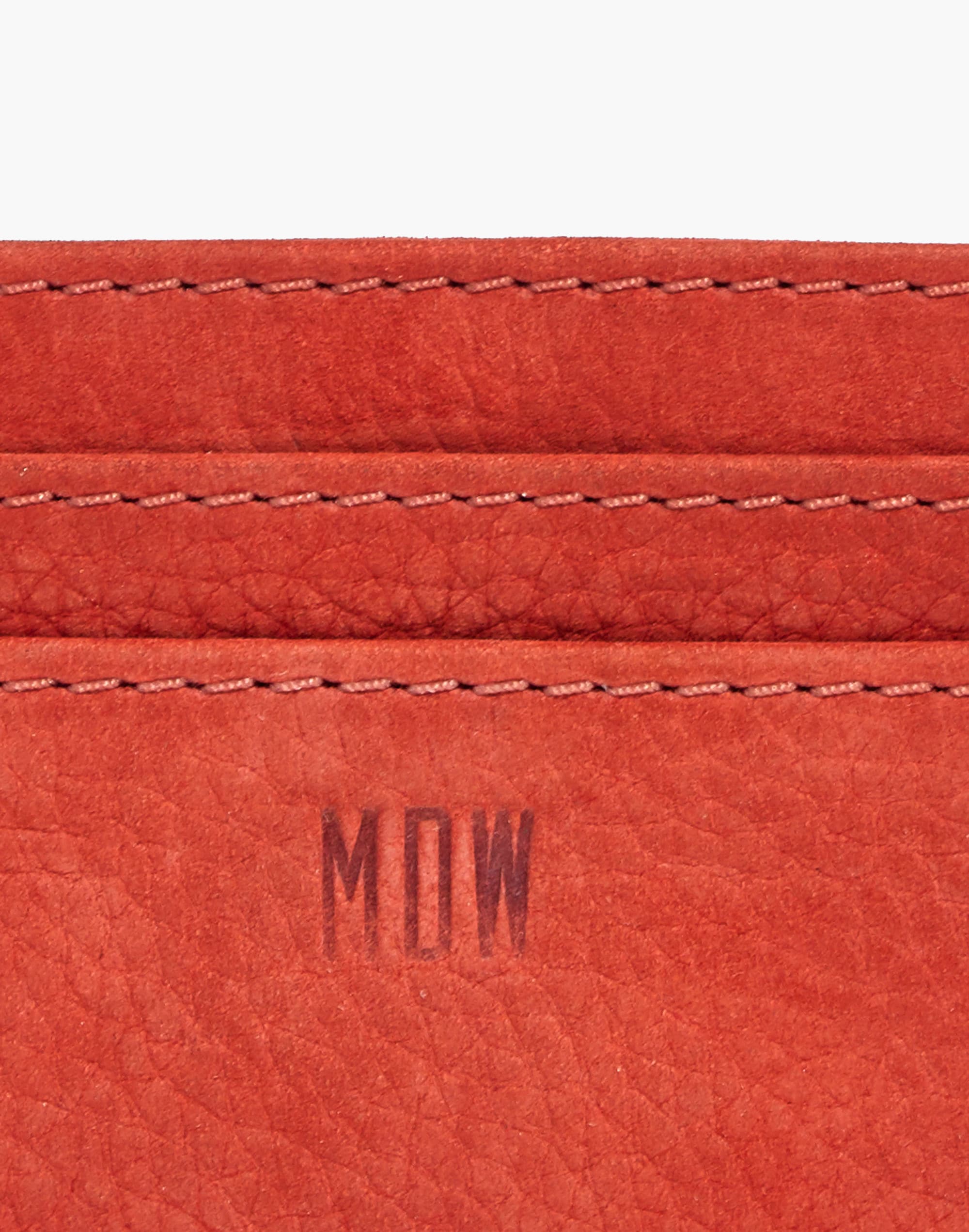 The Leather Card Case in Nubuck Leather