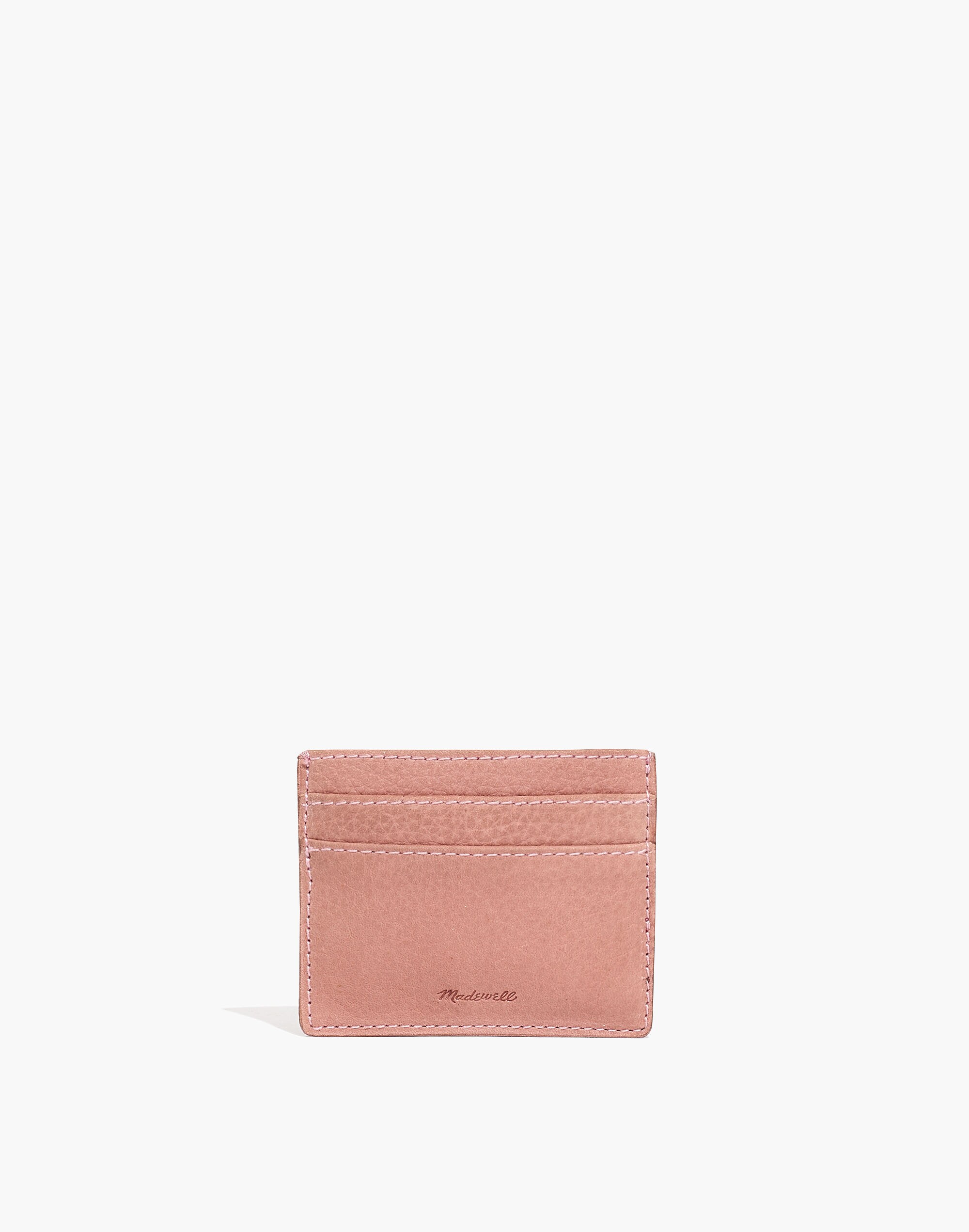 The Leather Card Case in Nubuck Leather