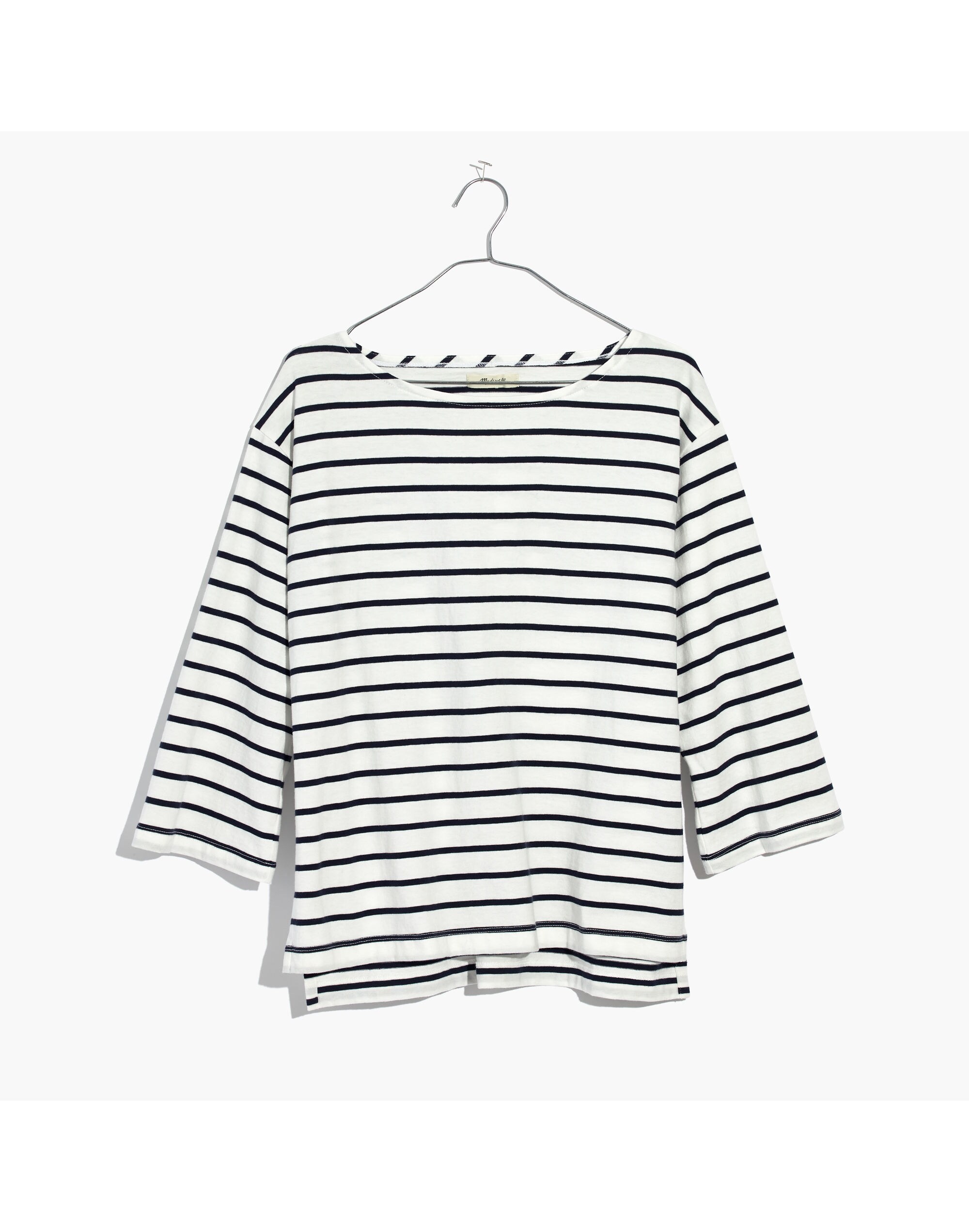 Striped Boatneck Top
