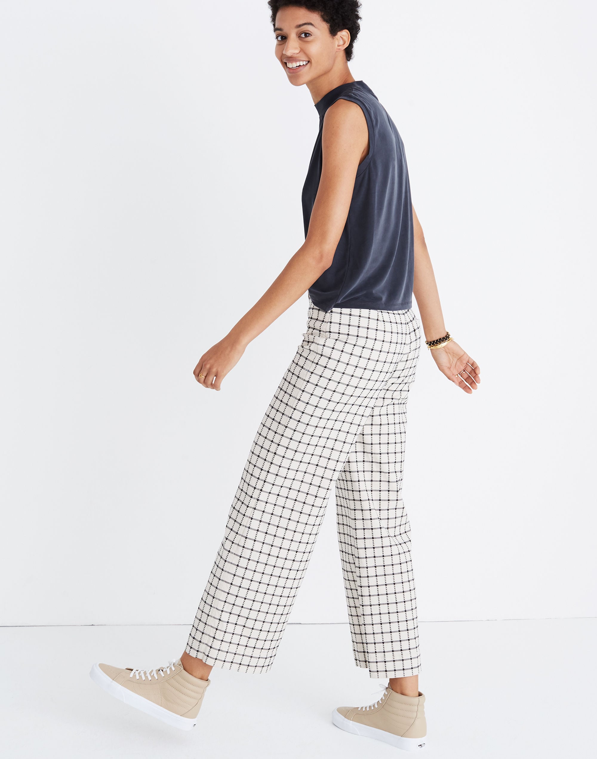 Sandwashed Mockneck Tank Top