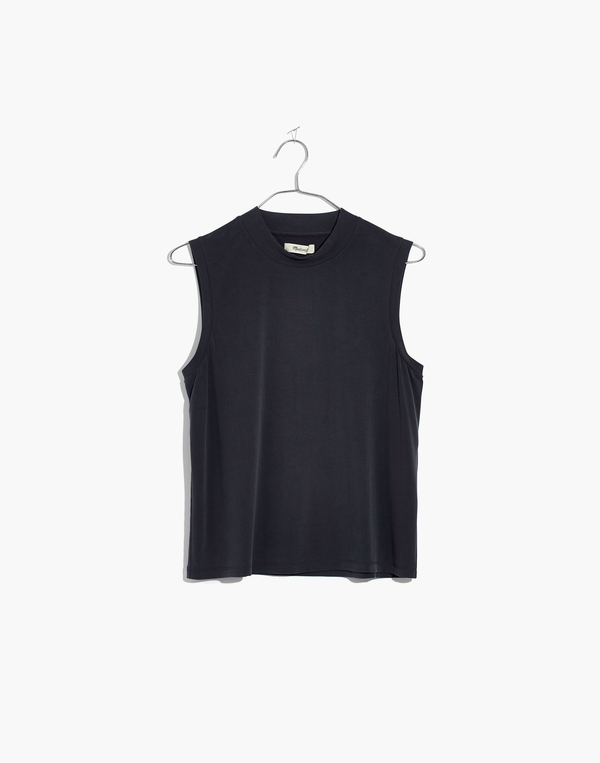 Sandwashed Mockneck Tank Top