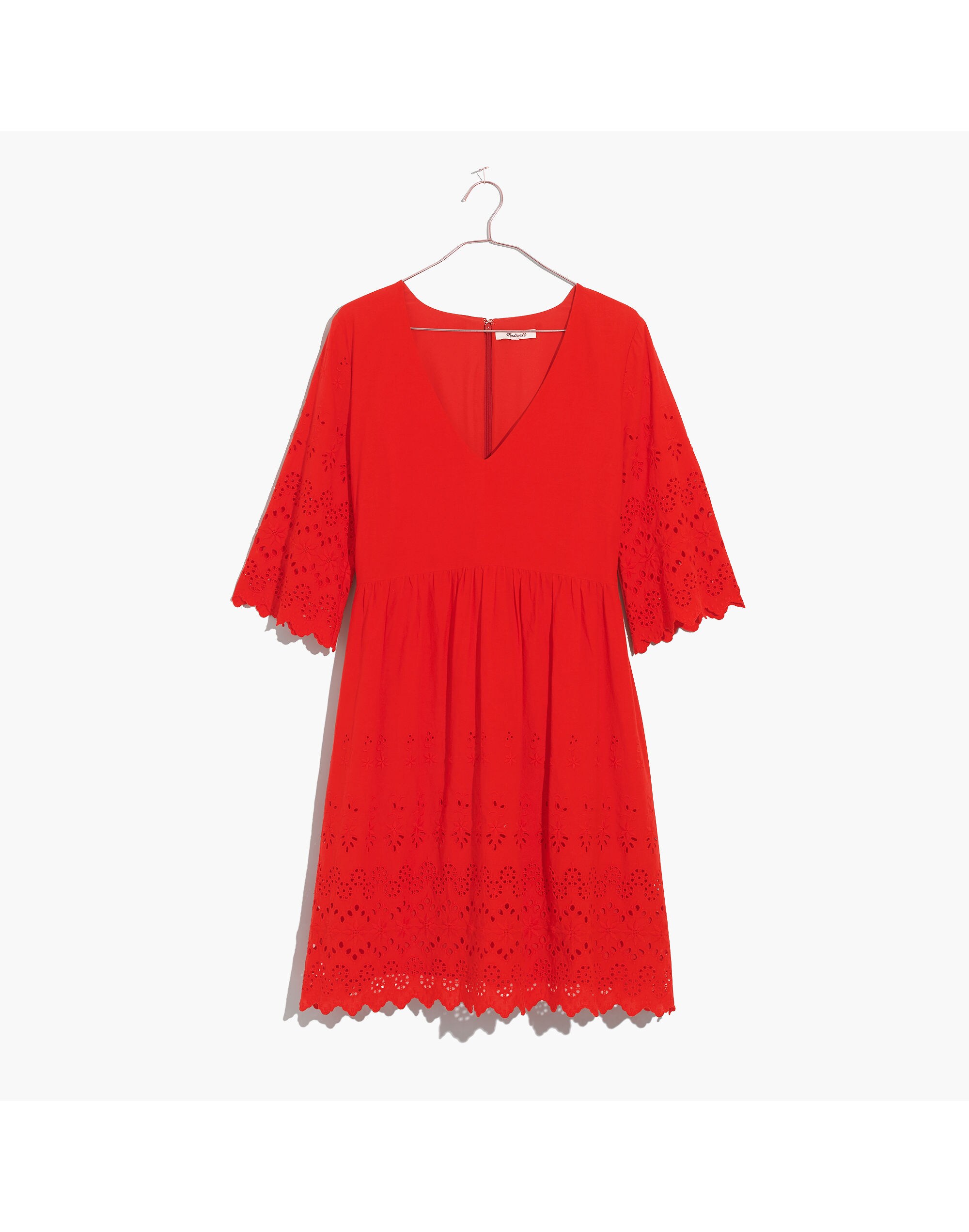 Eyelet Lattice Dress