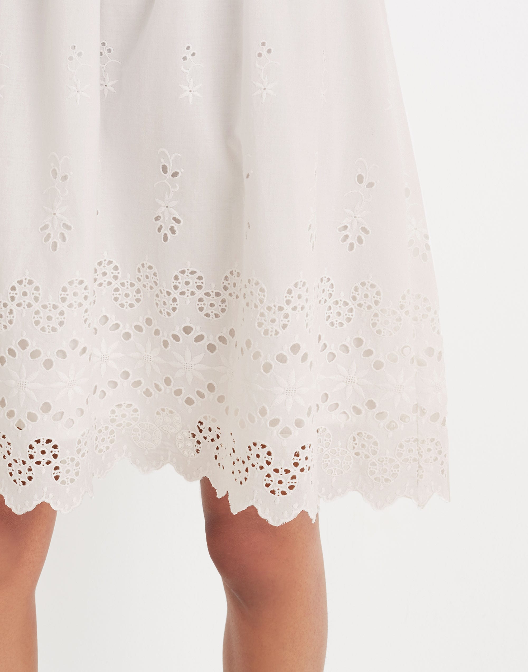 Eyelet Lattice Dress