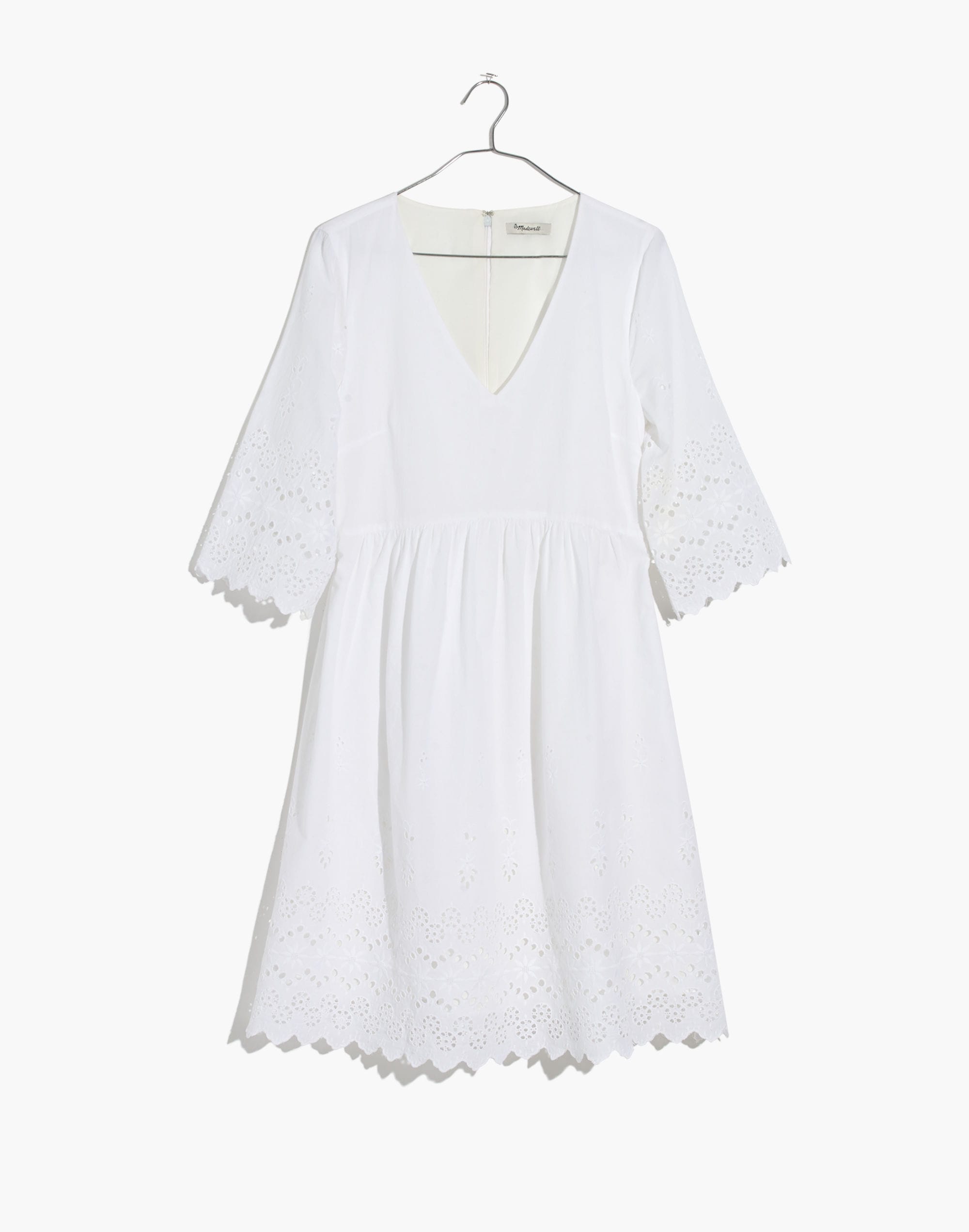 Eyelet Lattice Dress