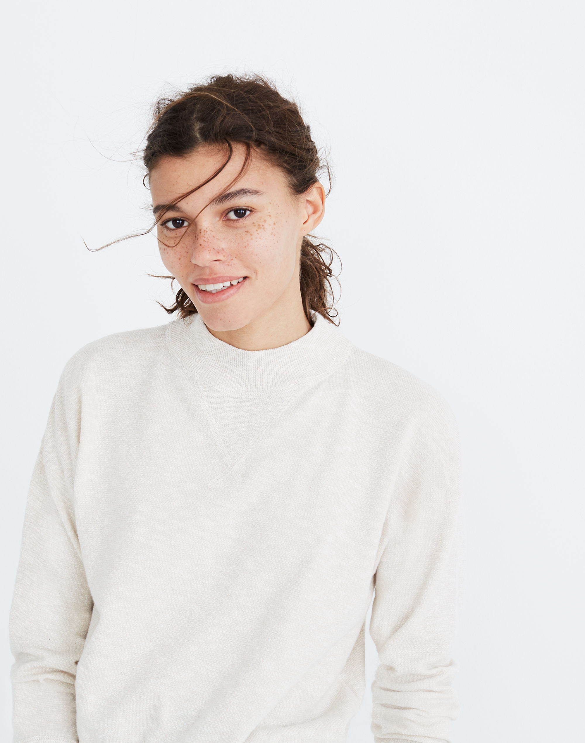 Relaxed Mockneck Sweater