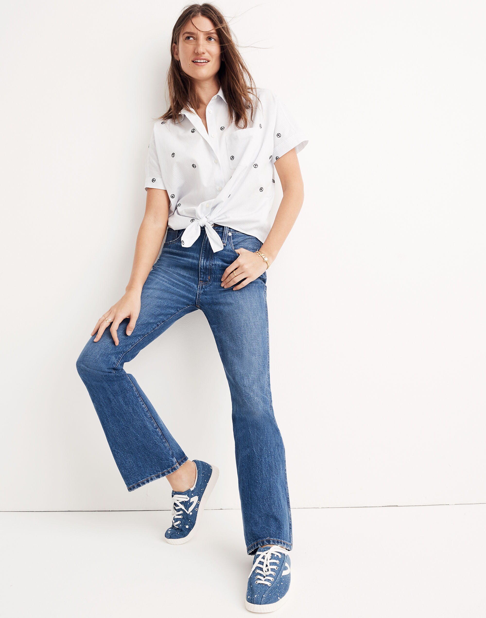 Rigid Flare Jeans