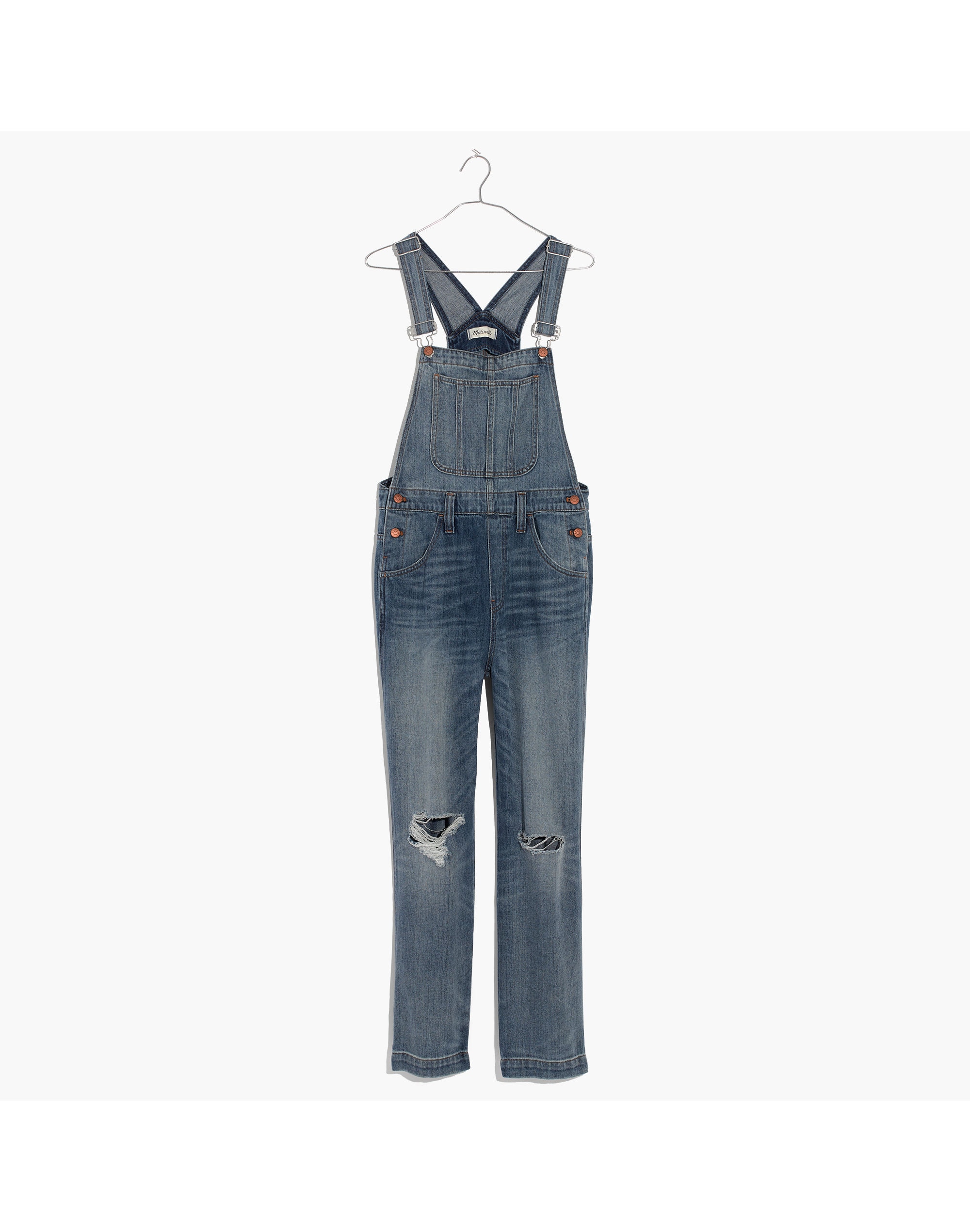 Straight-Leg Overalls in Bernard Wash