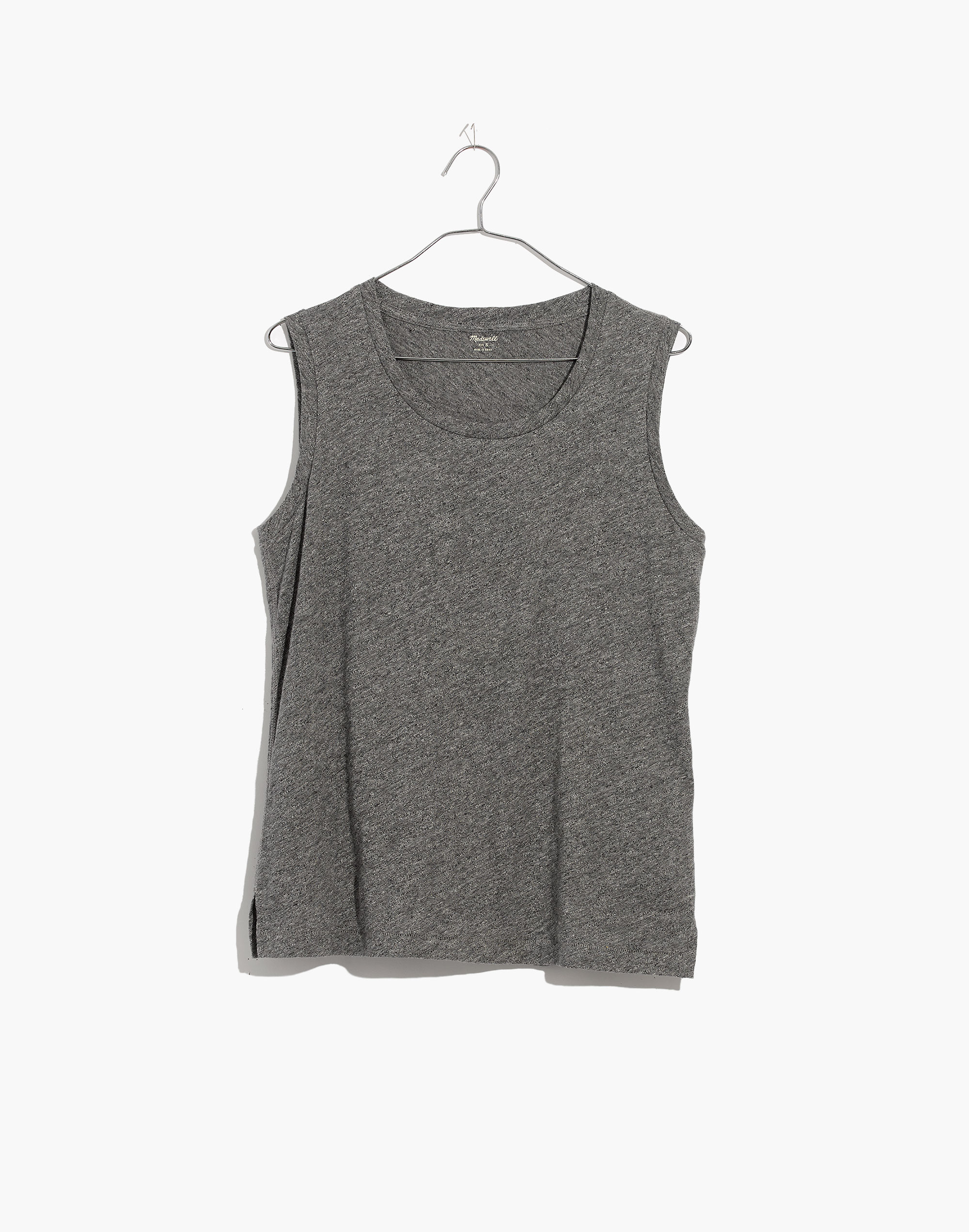 Whisper Cotton Crewneck Muscle Tank