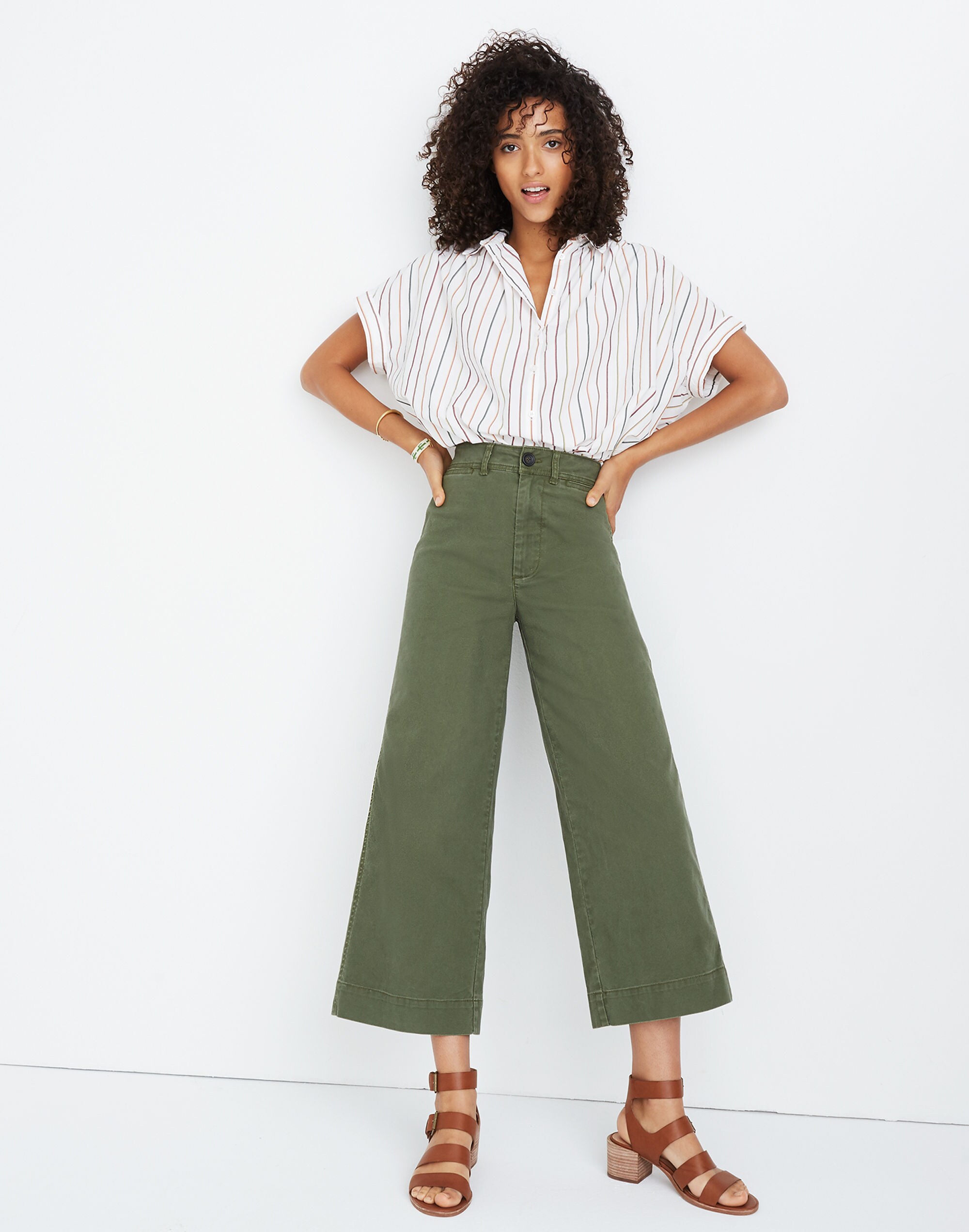 Emmett Wide-Leg Crop Pants