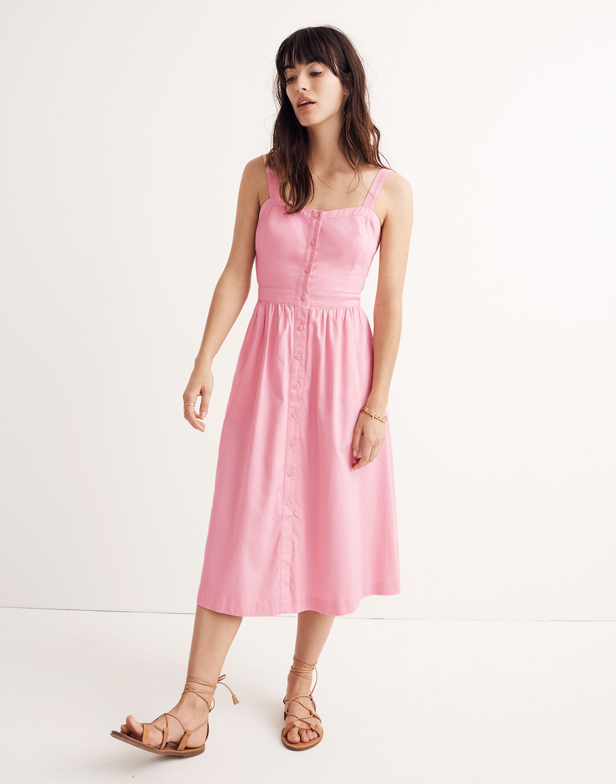 Pink Fleur Bow-Back Dress