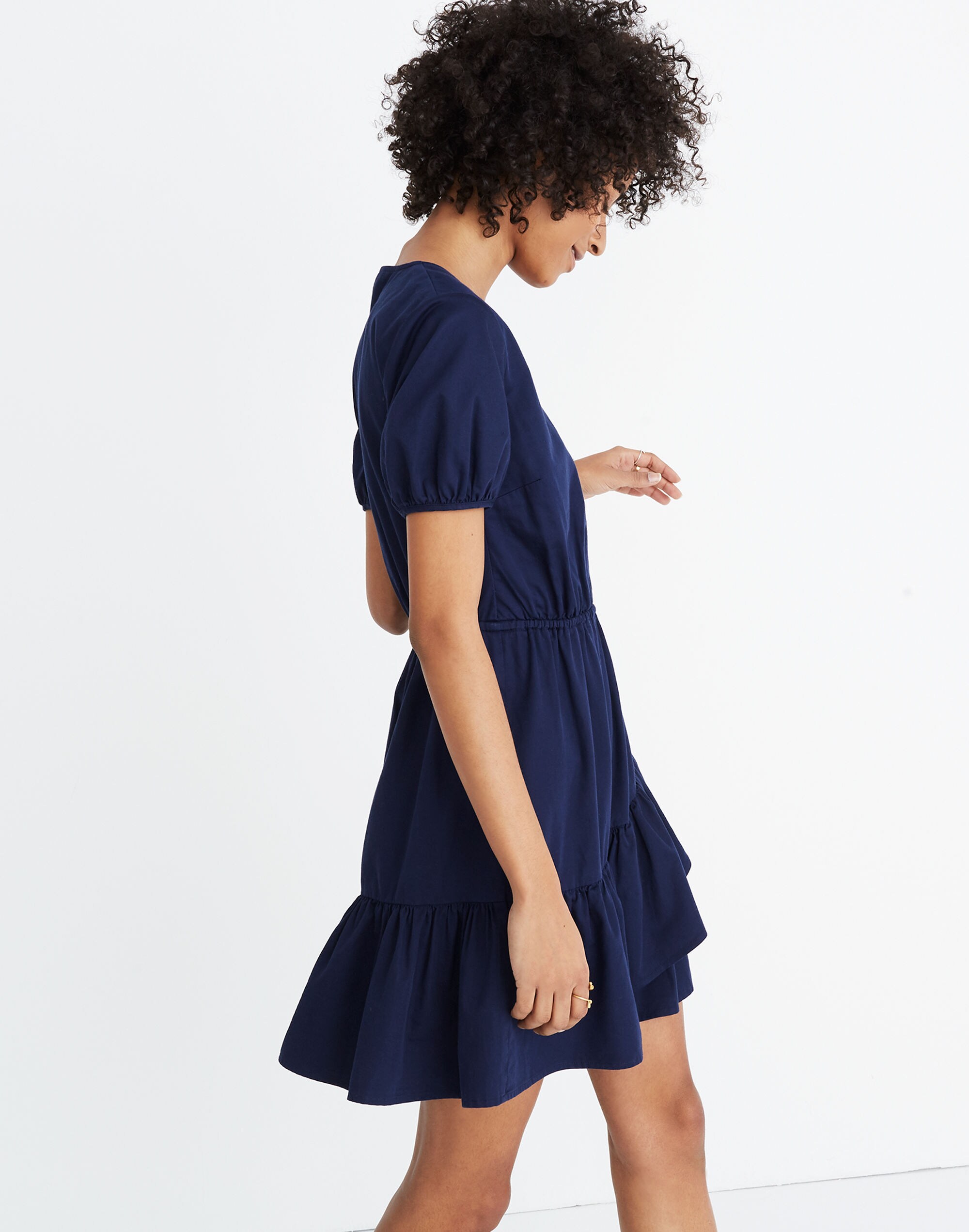 Ruffle-Wrap Dress