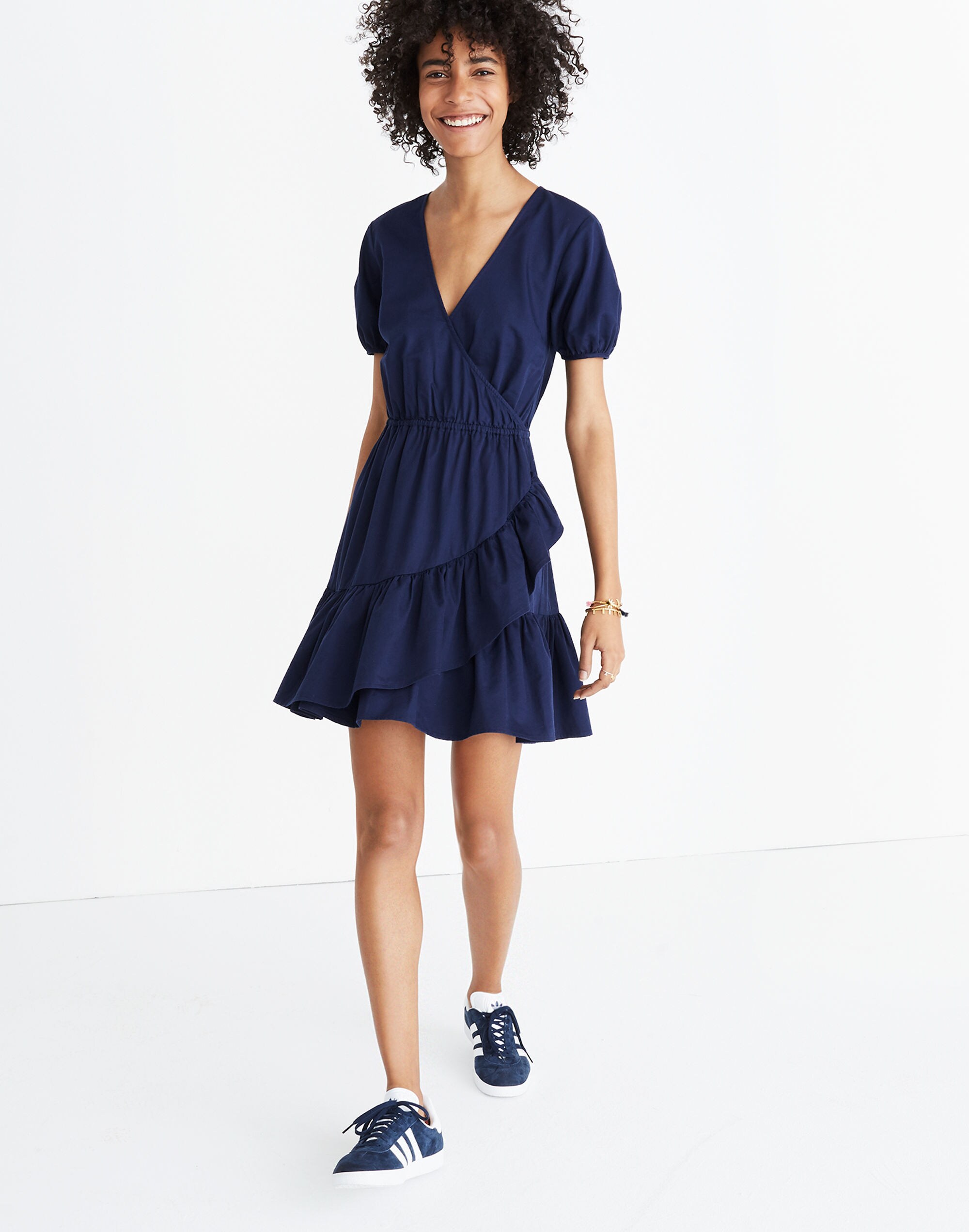 Ruffle-Wrap Dress