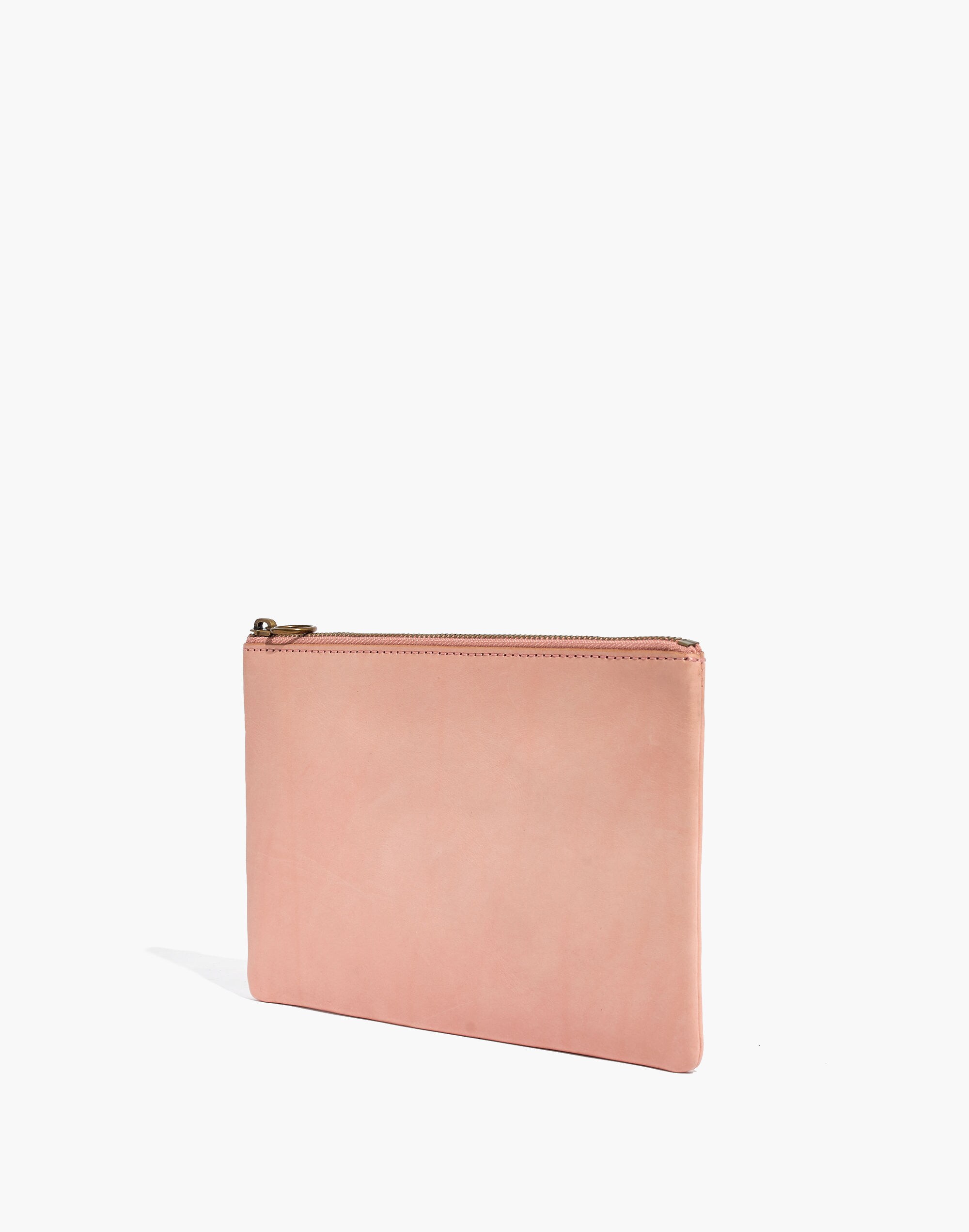 The Leather Pouch Clutch in Vachetta