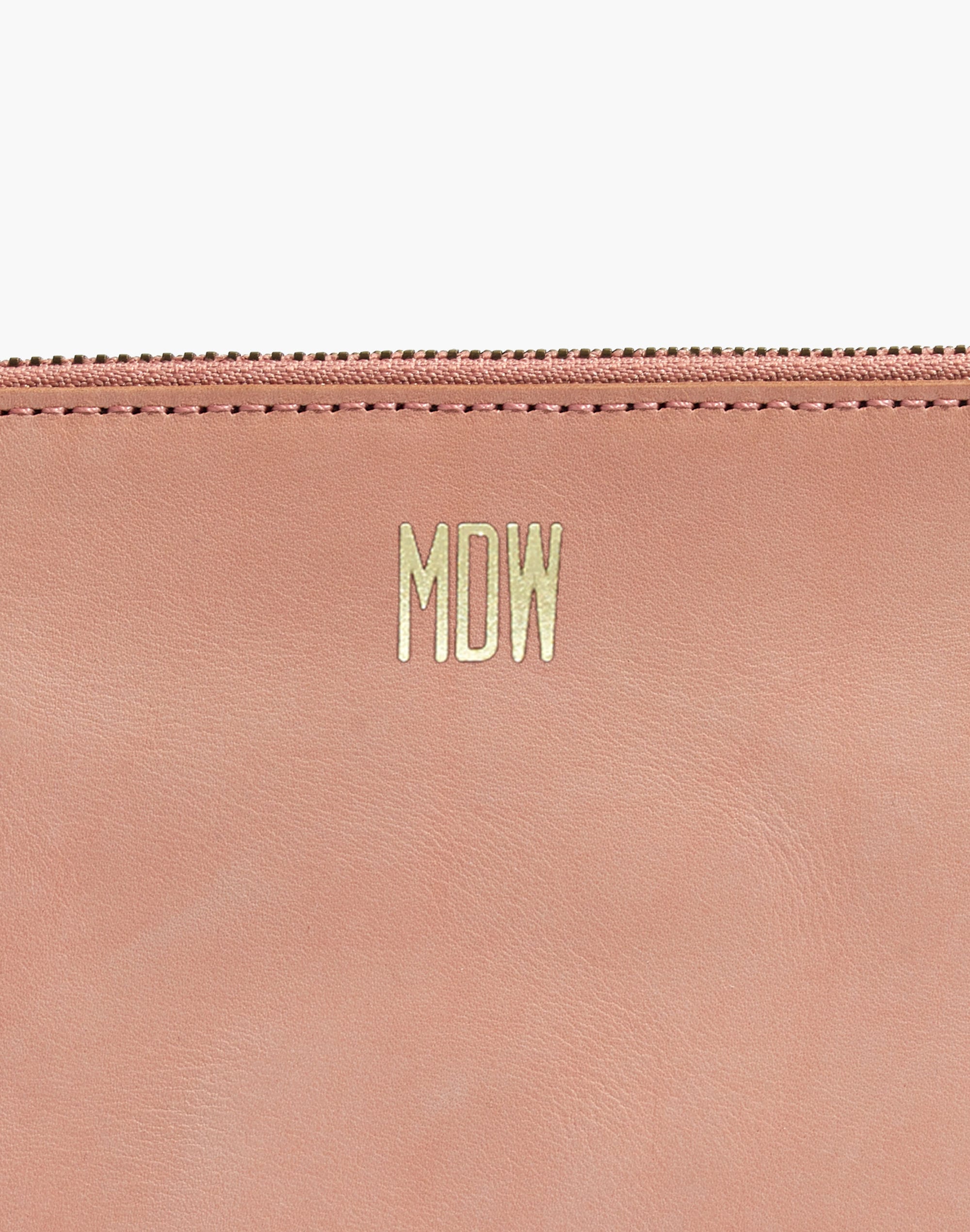 The Leather Pouch Clutch in Vachetta