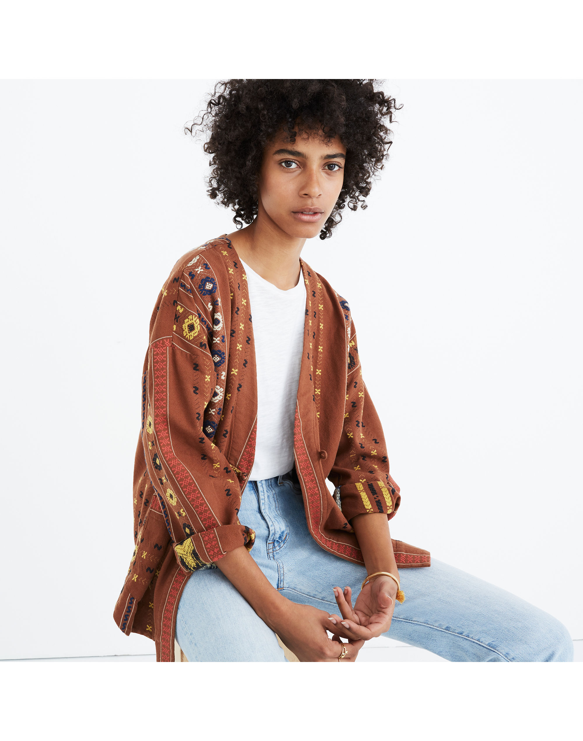 shirttail wrap jacket