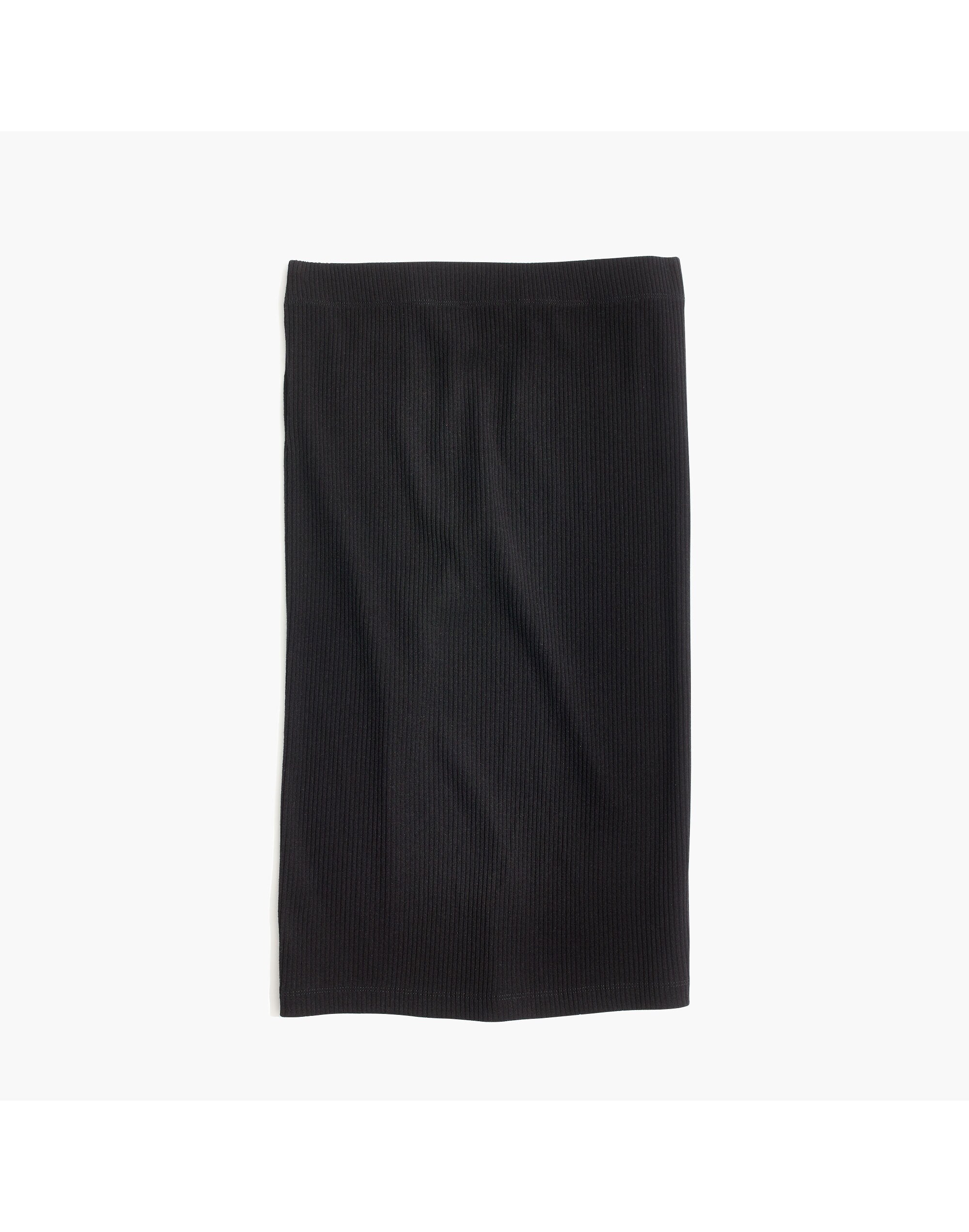 Ribbed Pencil Skirt