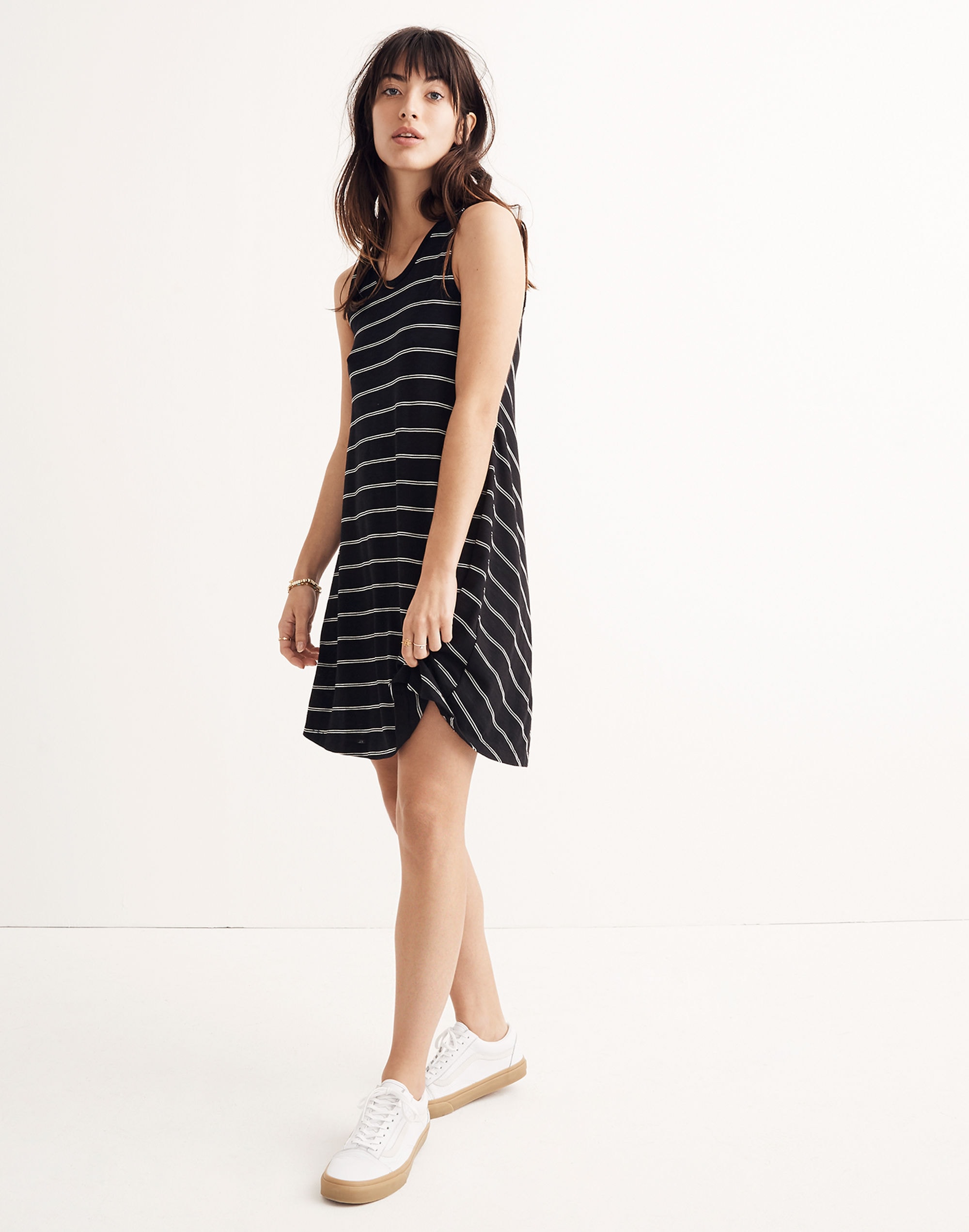 Highpoint Tank Dress in Hosta Stripe