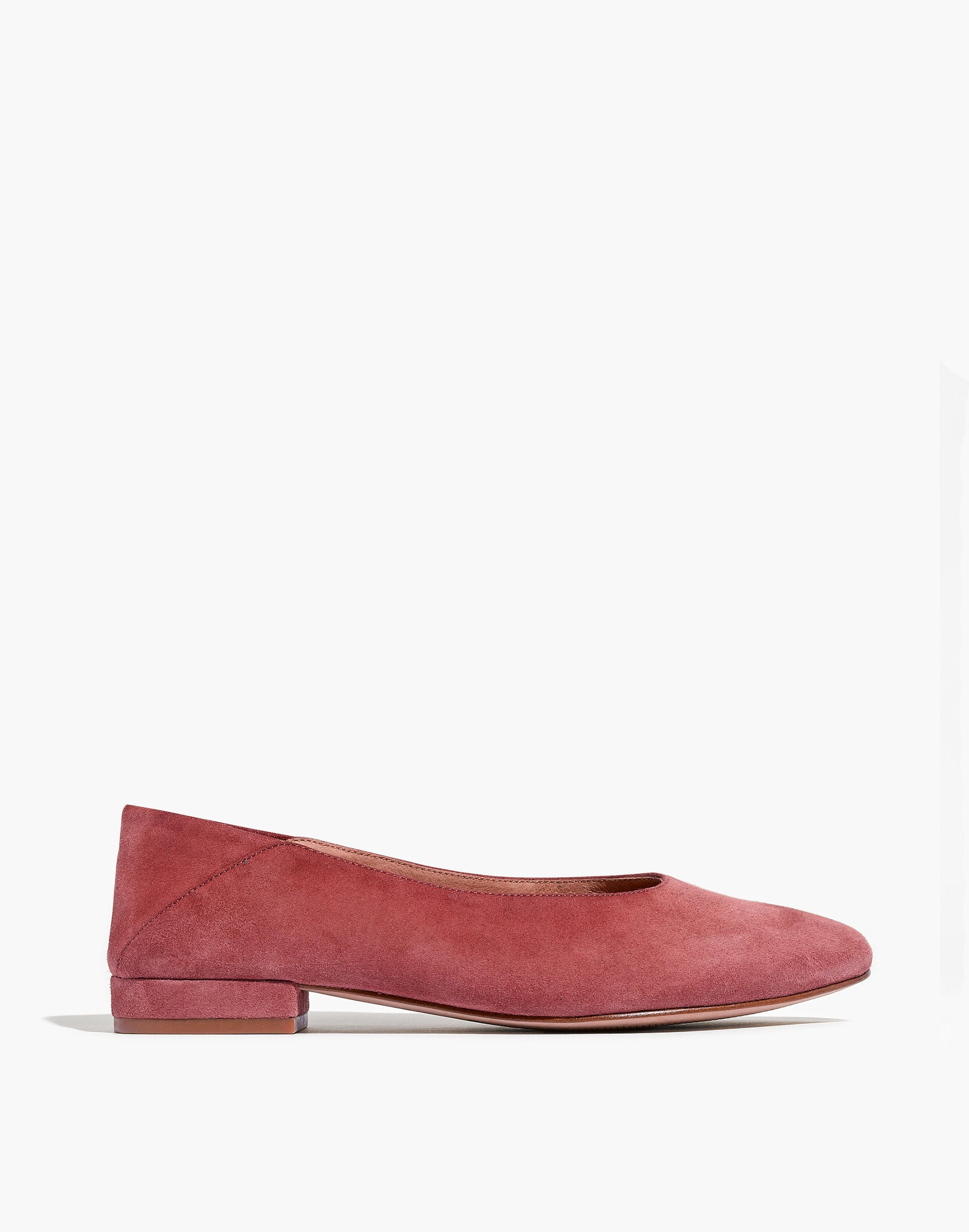 The Sophia Fold-Down Flat in Suede