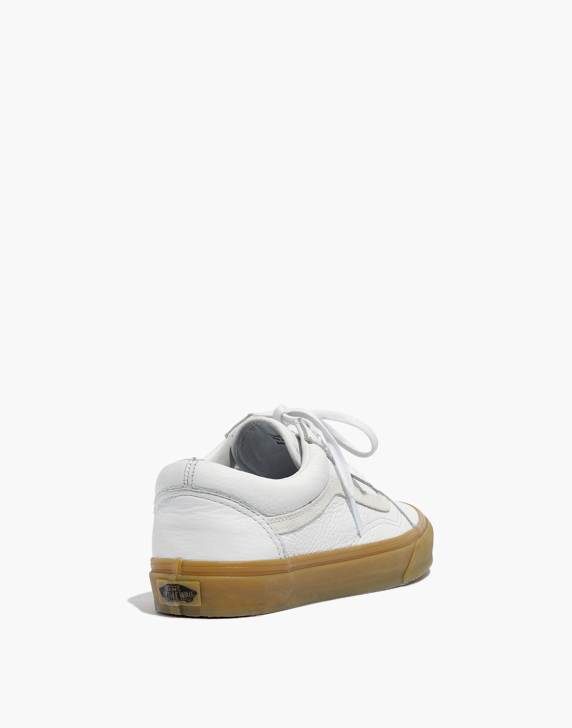 Madewell x Vans&reg; Unisex Old Skool Lace-Up Sneakers in Tumbled Leather