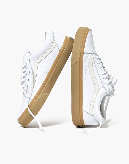 x Vans® Unisex Skool Lace-Up Sneakers in Tumbled Leather
