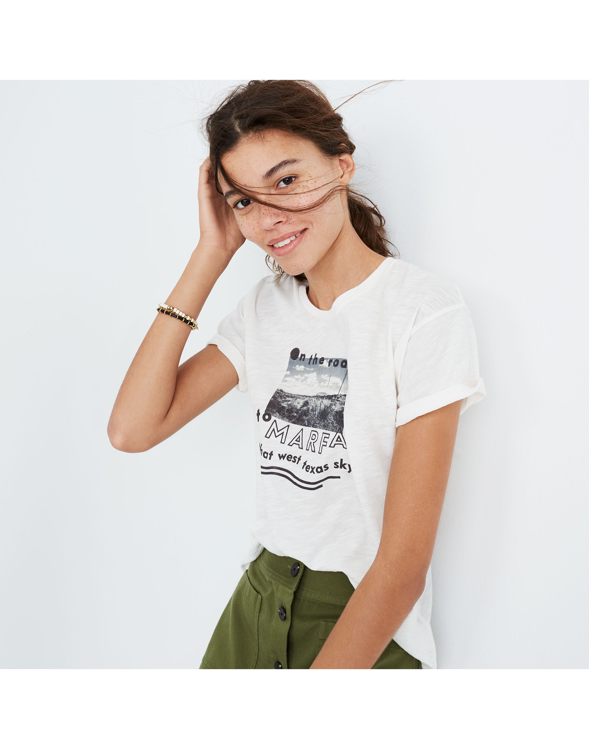 Marfa Whisper Cotton Crewneck Tee