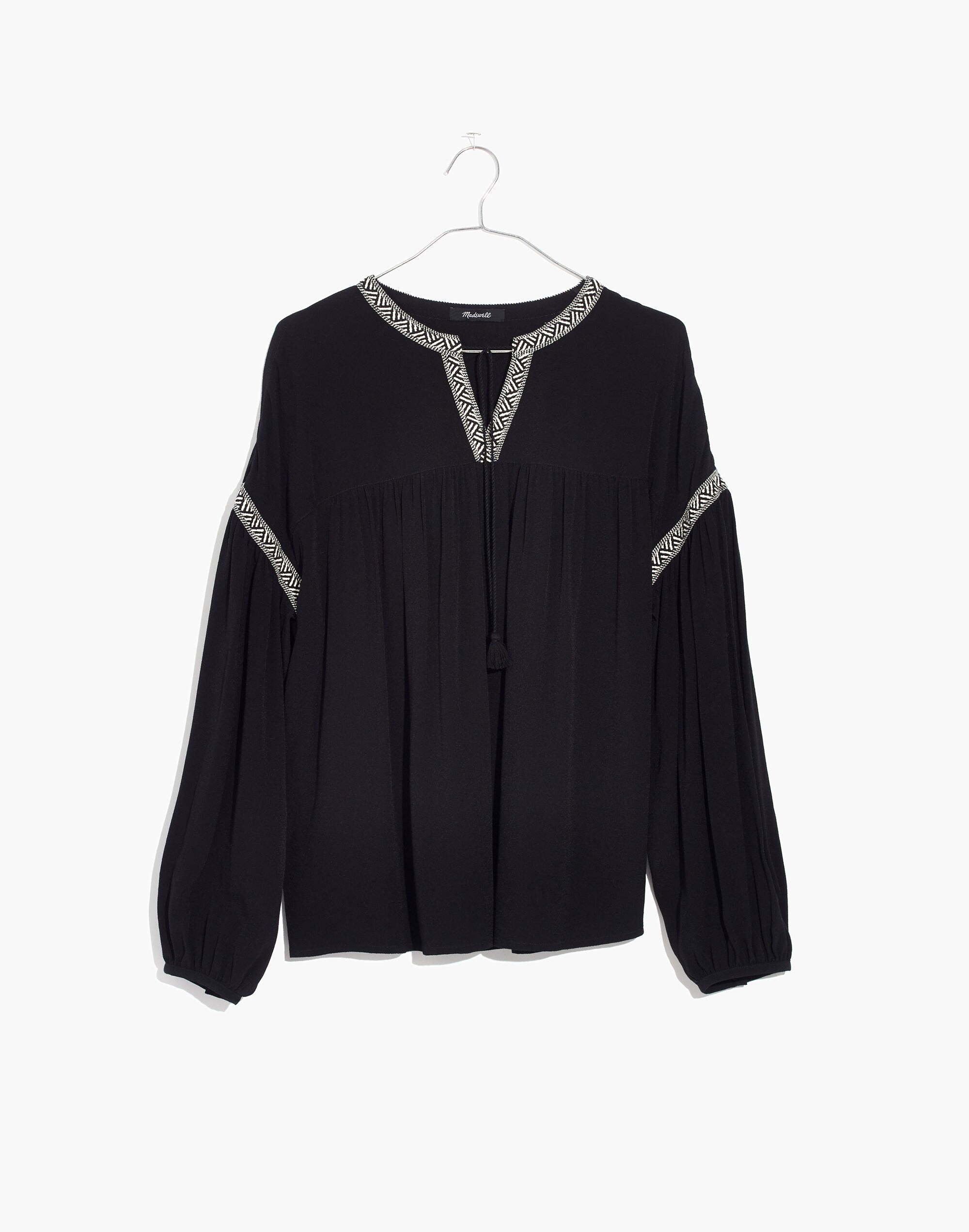Blouson-Sleeve Top