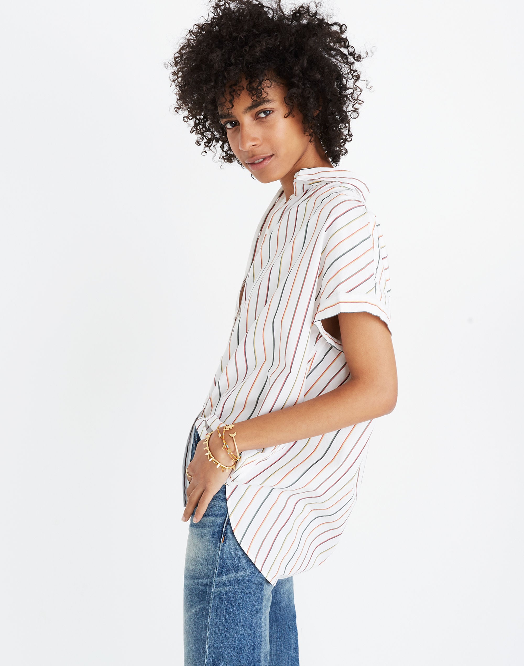 Central Shirt in Sadie Stripe