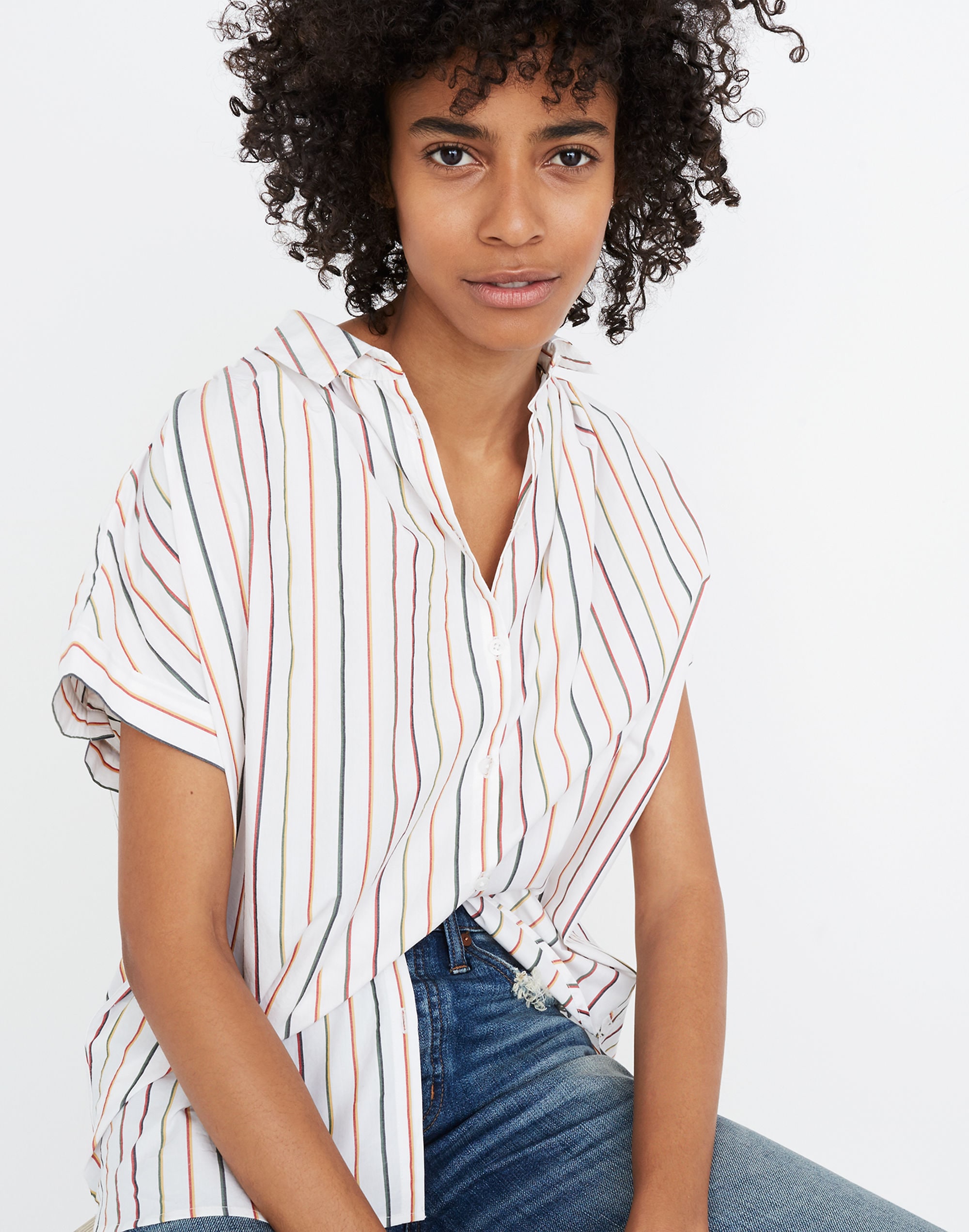 Central Shirt in Sadie Stripe