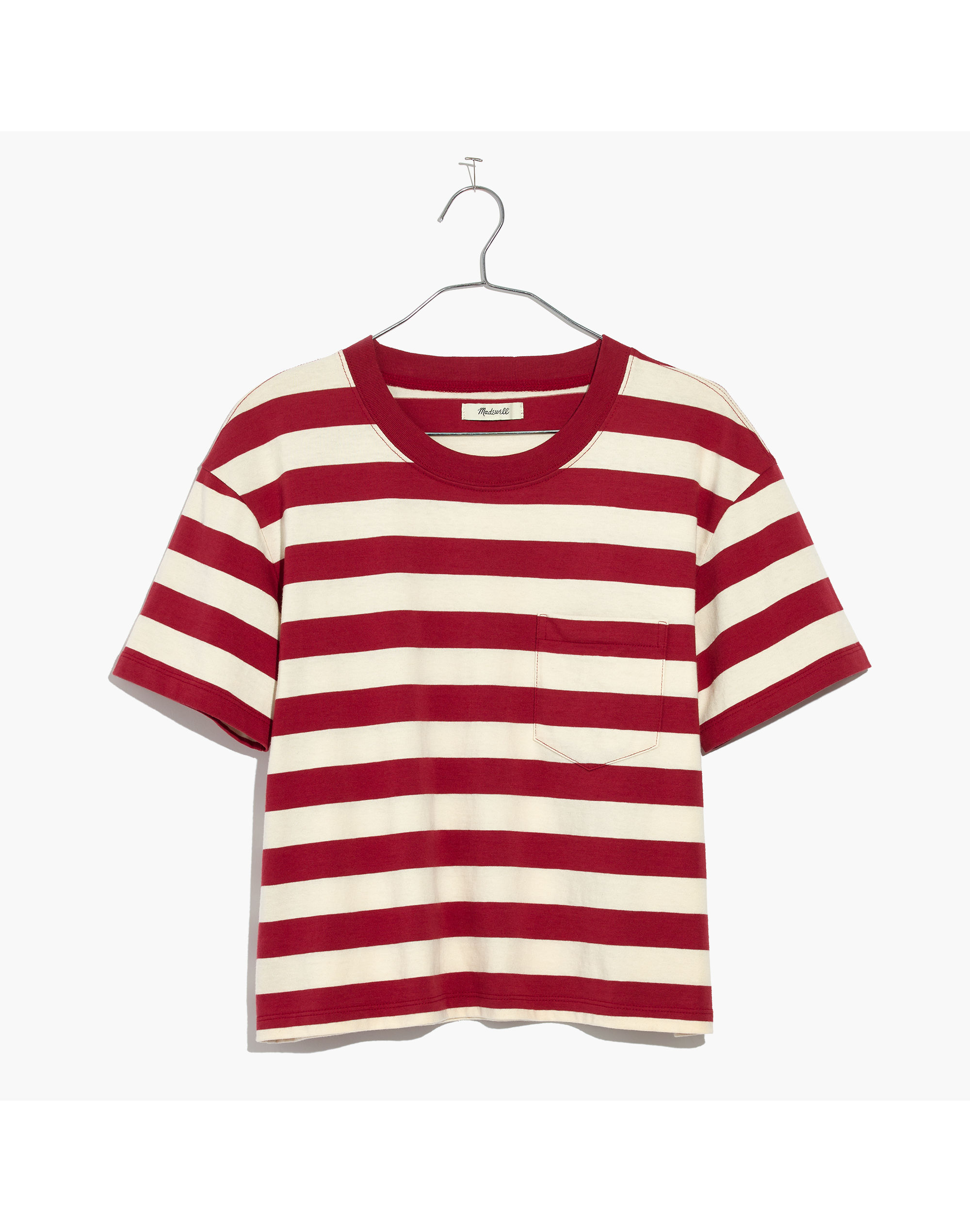 Easy Crop Tee in Murph Stripe