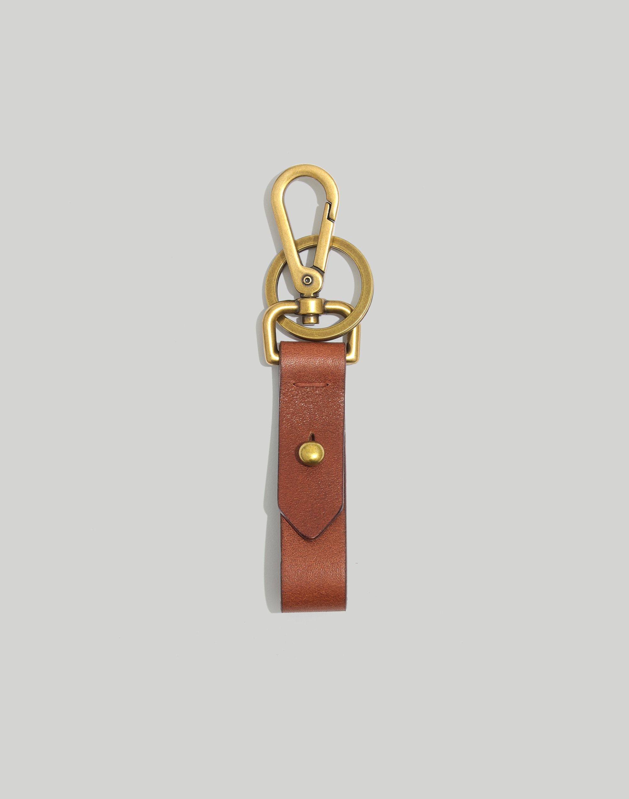 the leather front door key fob