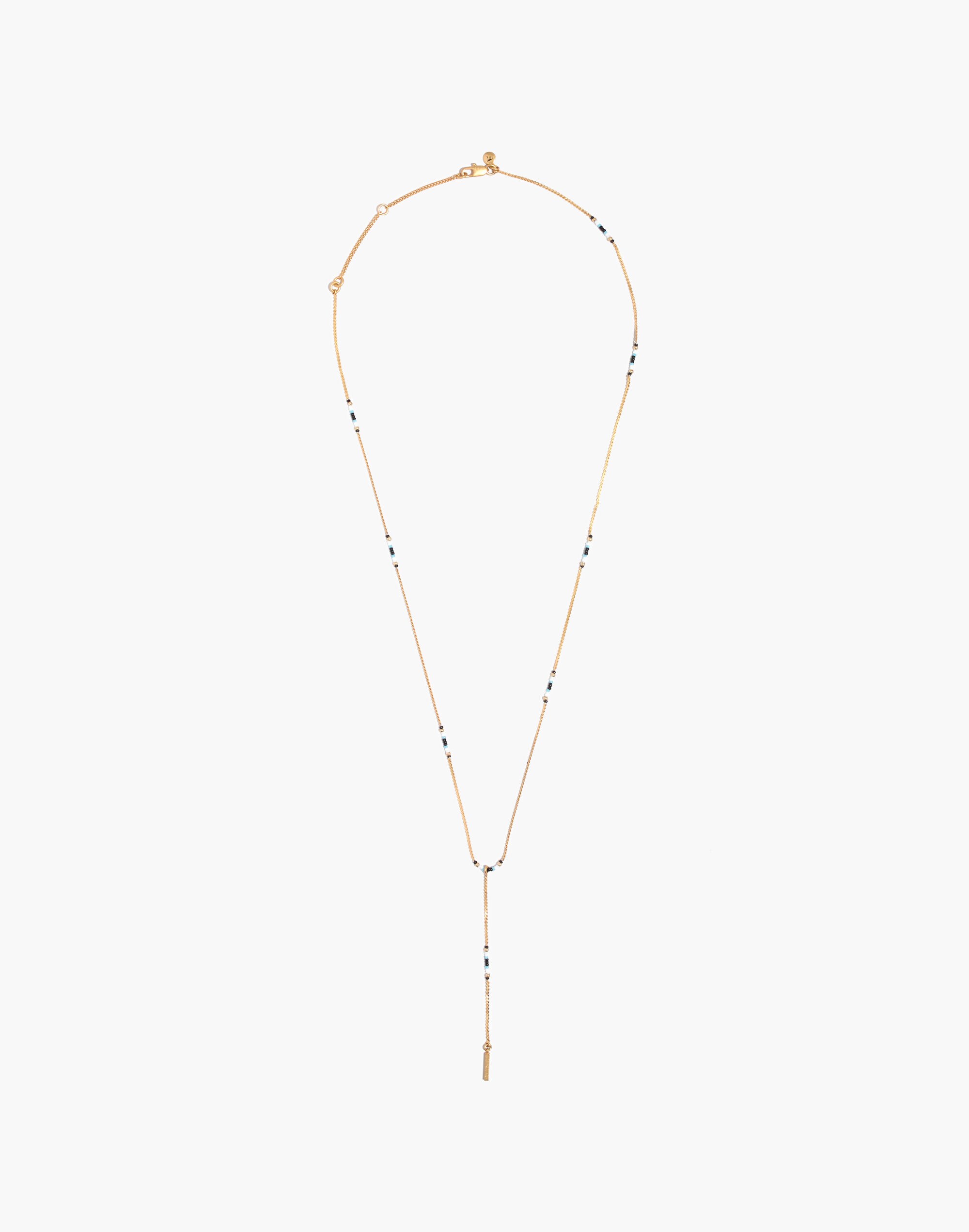 Beaded Lariat Necklace